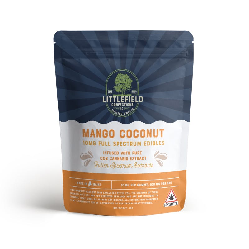 Mango Coconut Full Spectrum Gummies 10mg/pc 100mg Total - image 1