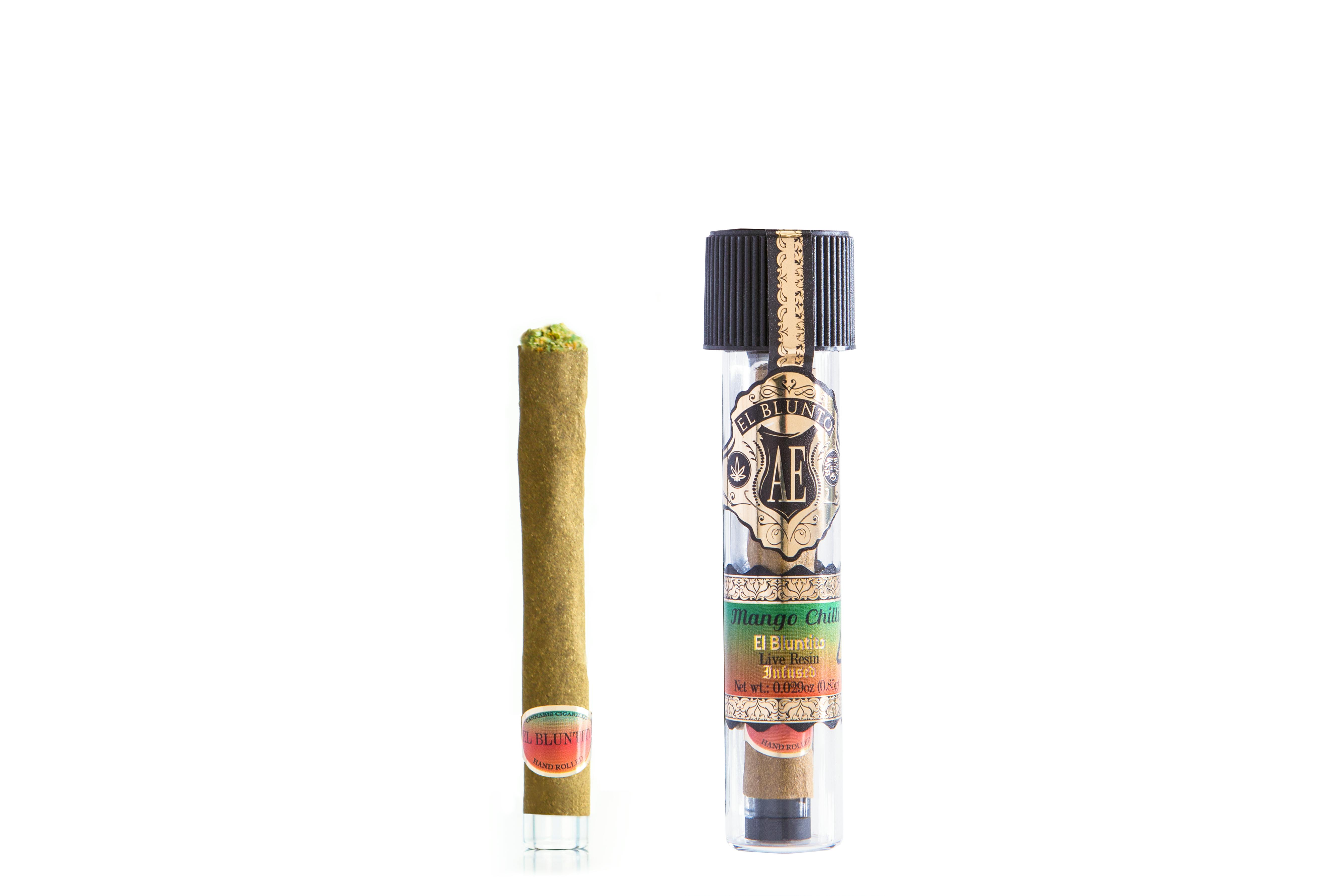 El Bluntito - Mango Chilli - .85G - Live Resin Infused [Mini Blunt] - image 1