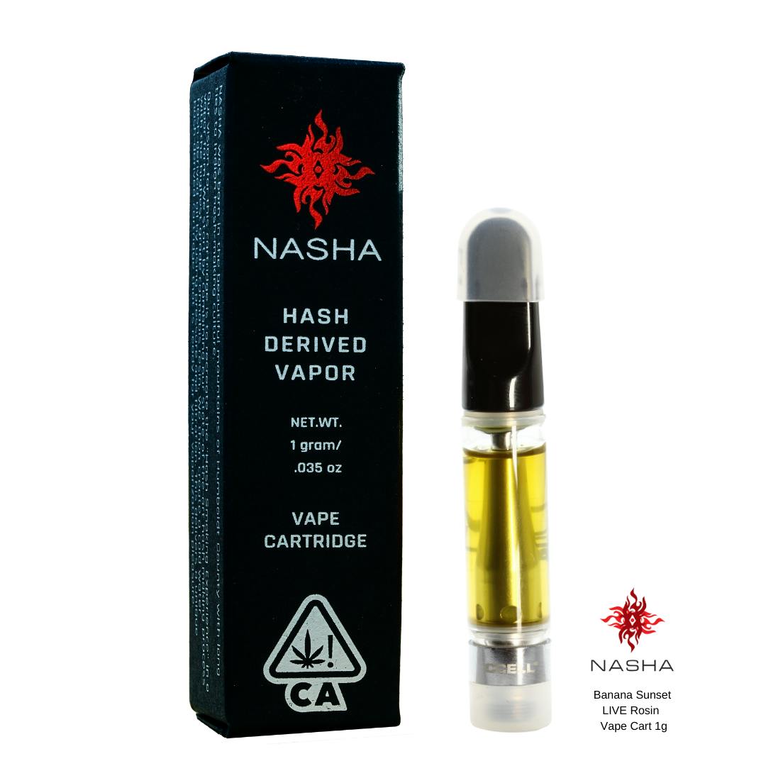 Banana Sunset Live Rosin Vape Cart 1 gram - image 2
