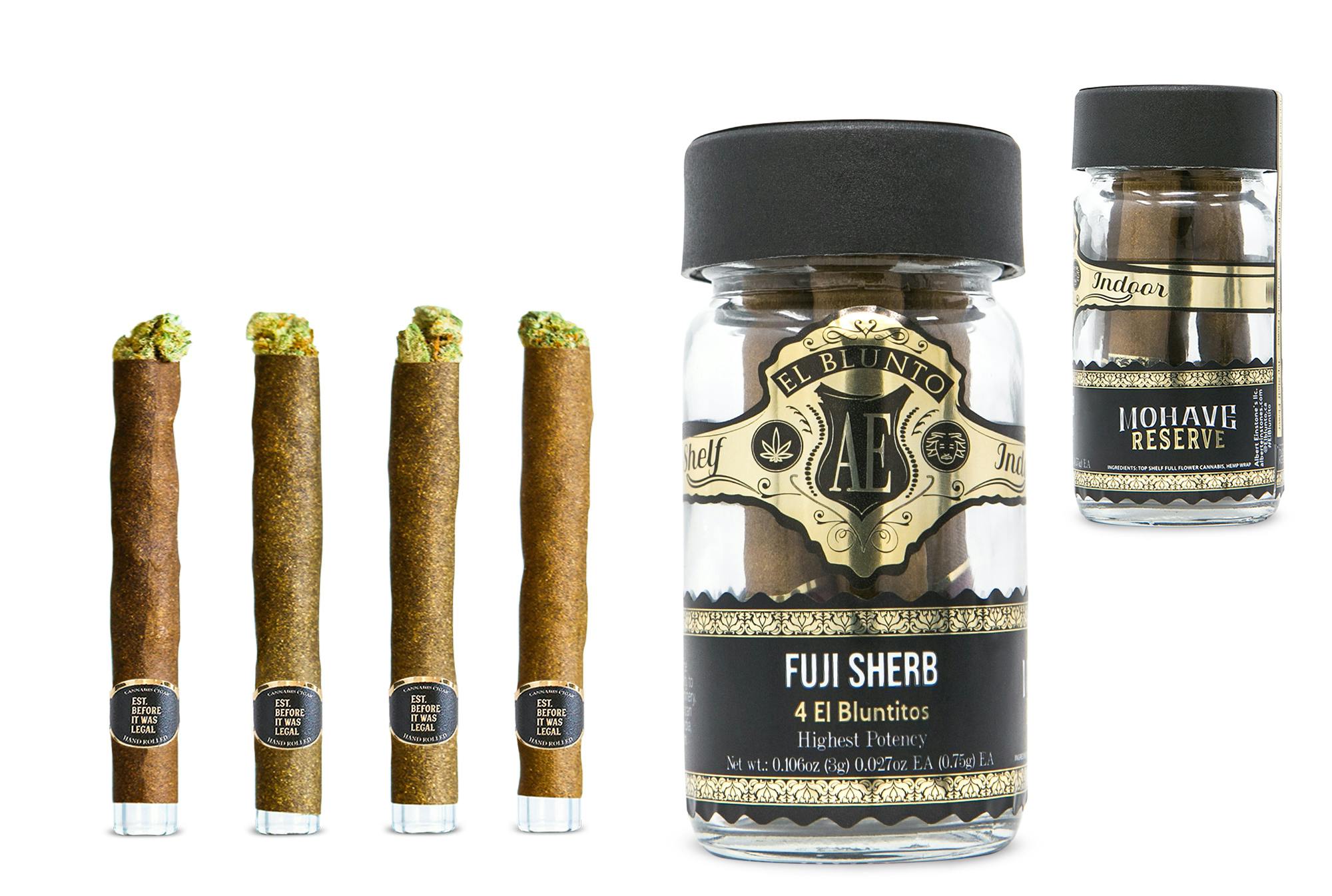 El Bluntito x Mohave Reserve - 4-Pack - Fuji Sherb - 4 x .75G [Mini Blunt] - image 1