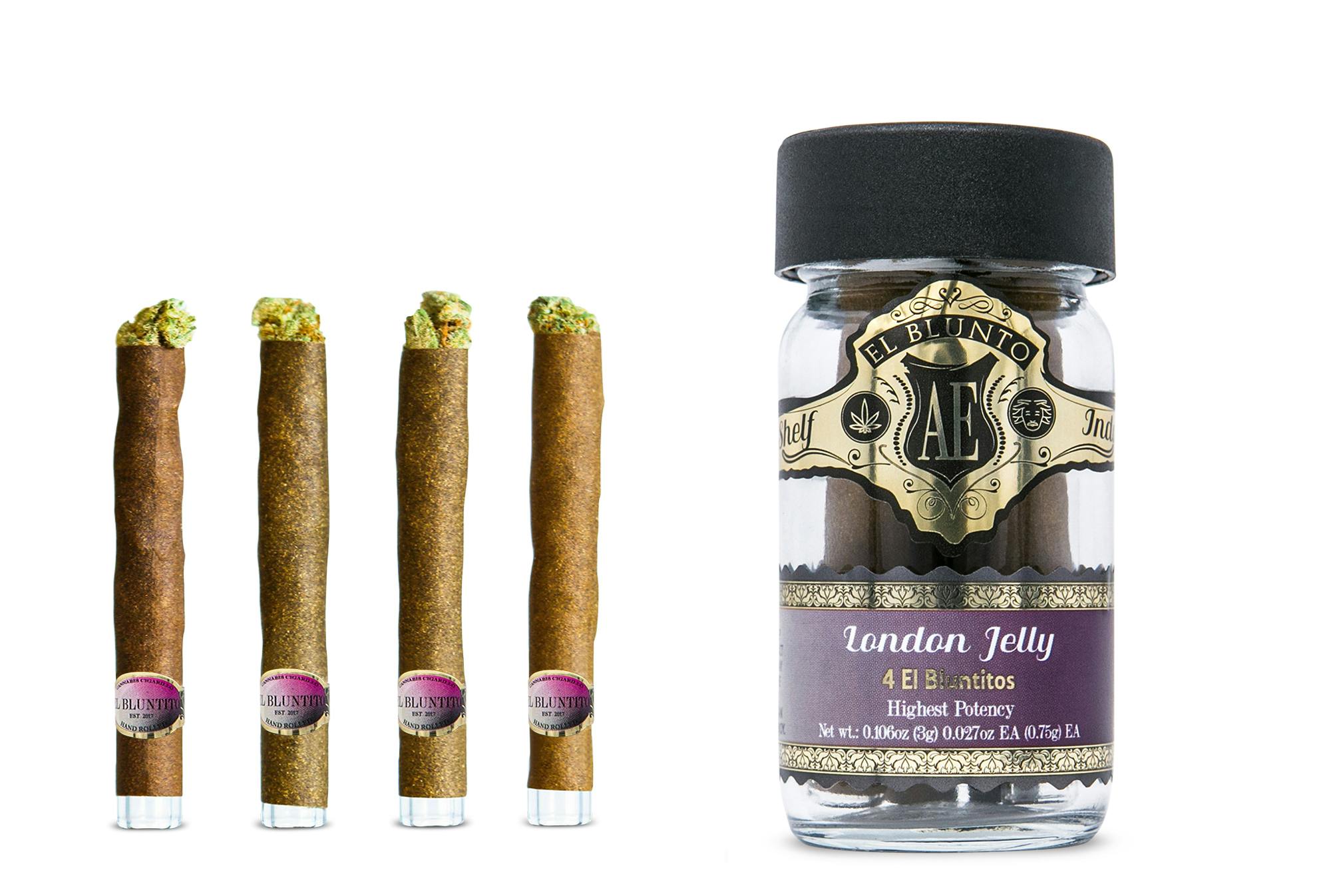 El Bluntito - 4-Pack - London Jelly - 4 x .75G [Mini Blunt Pack] - image 1