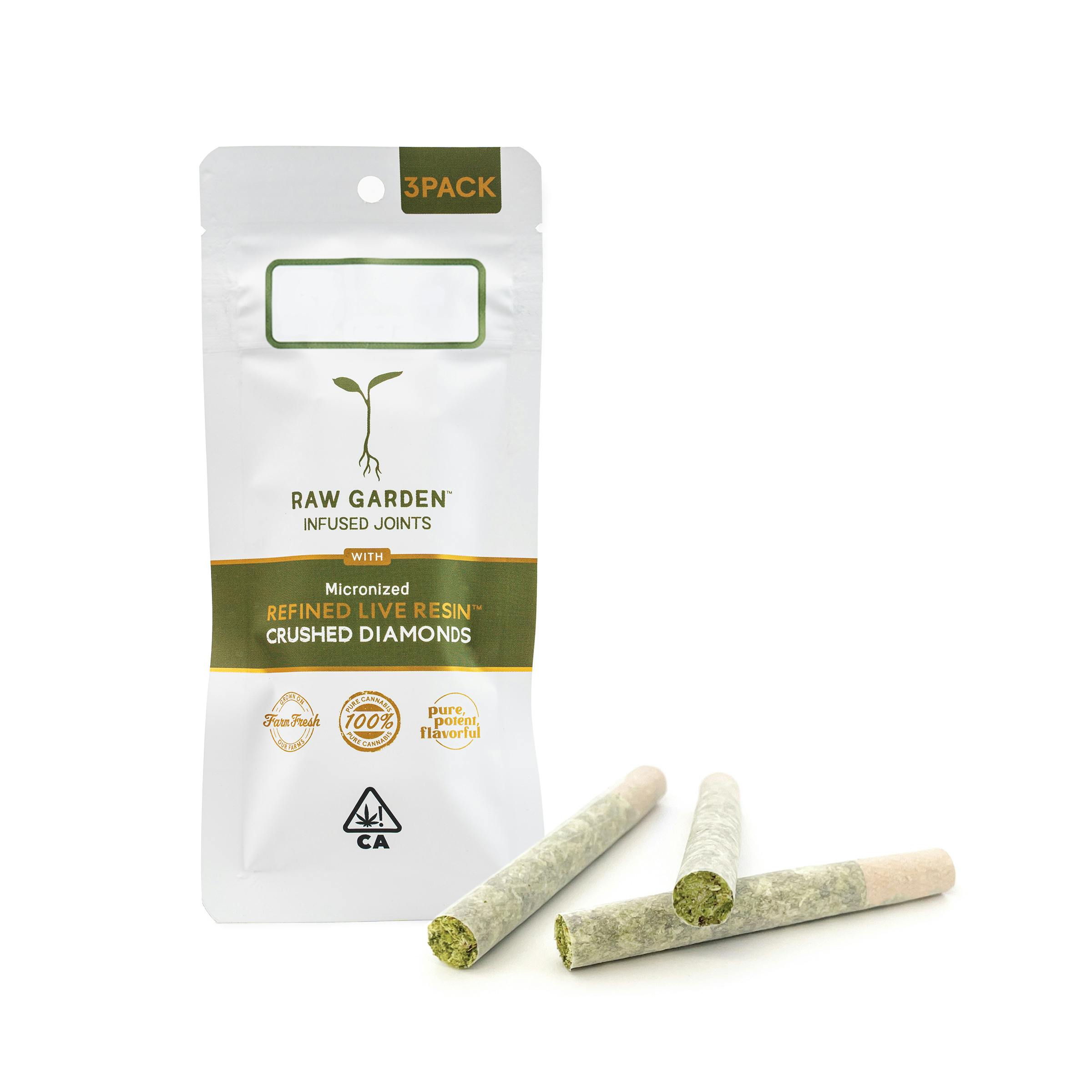 Beach Party RLR™ Crushed Diamonds Infused (3) 0.5g Joints - image 1