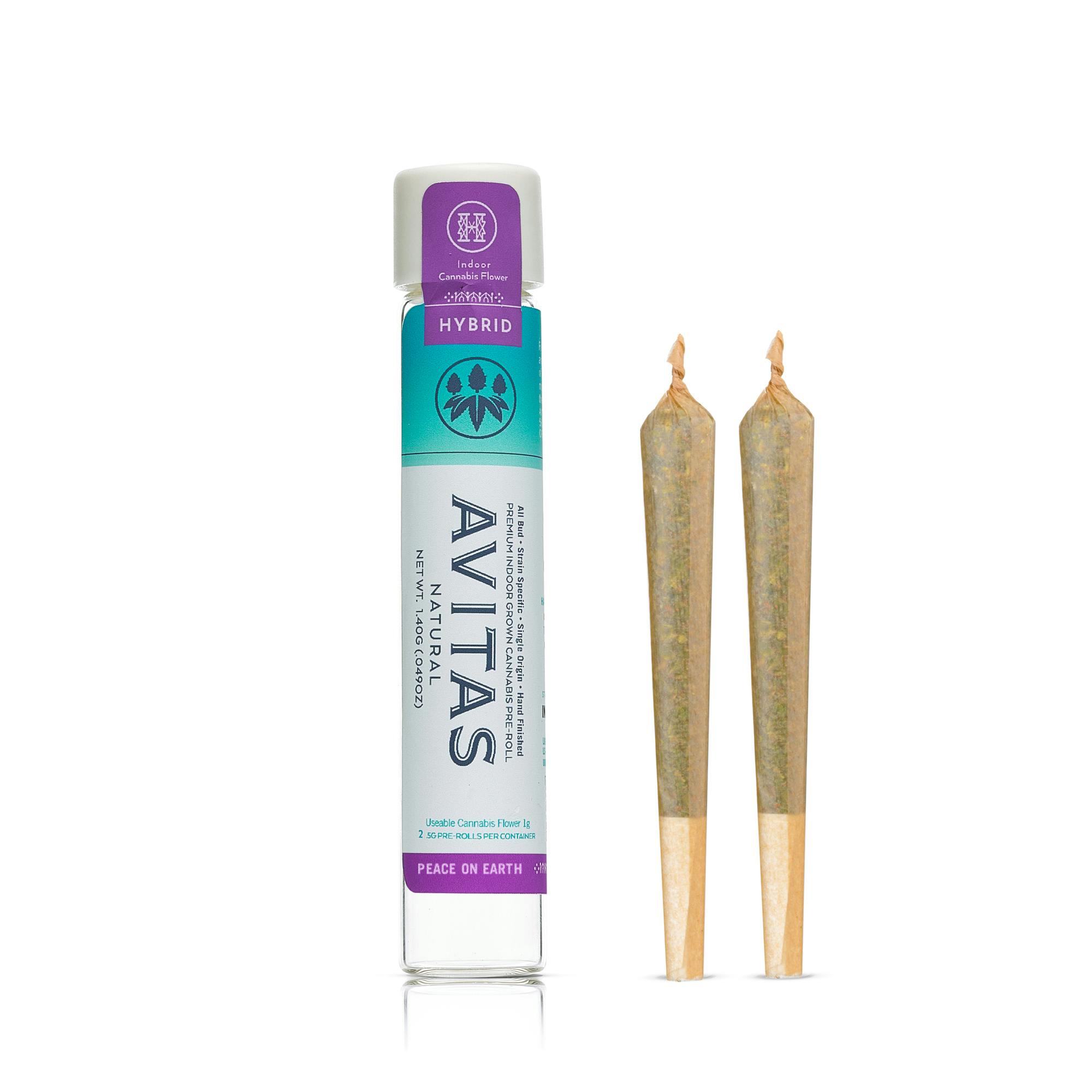 Peace On Earth 2pk Pre-Roll 1g - image 1