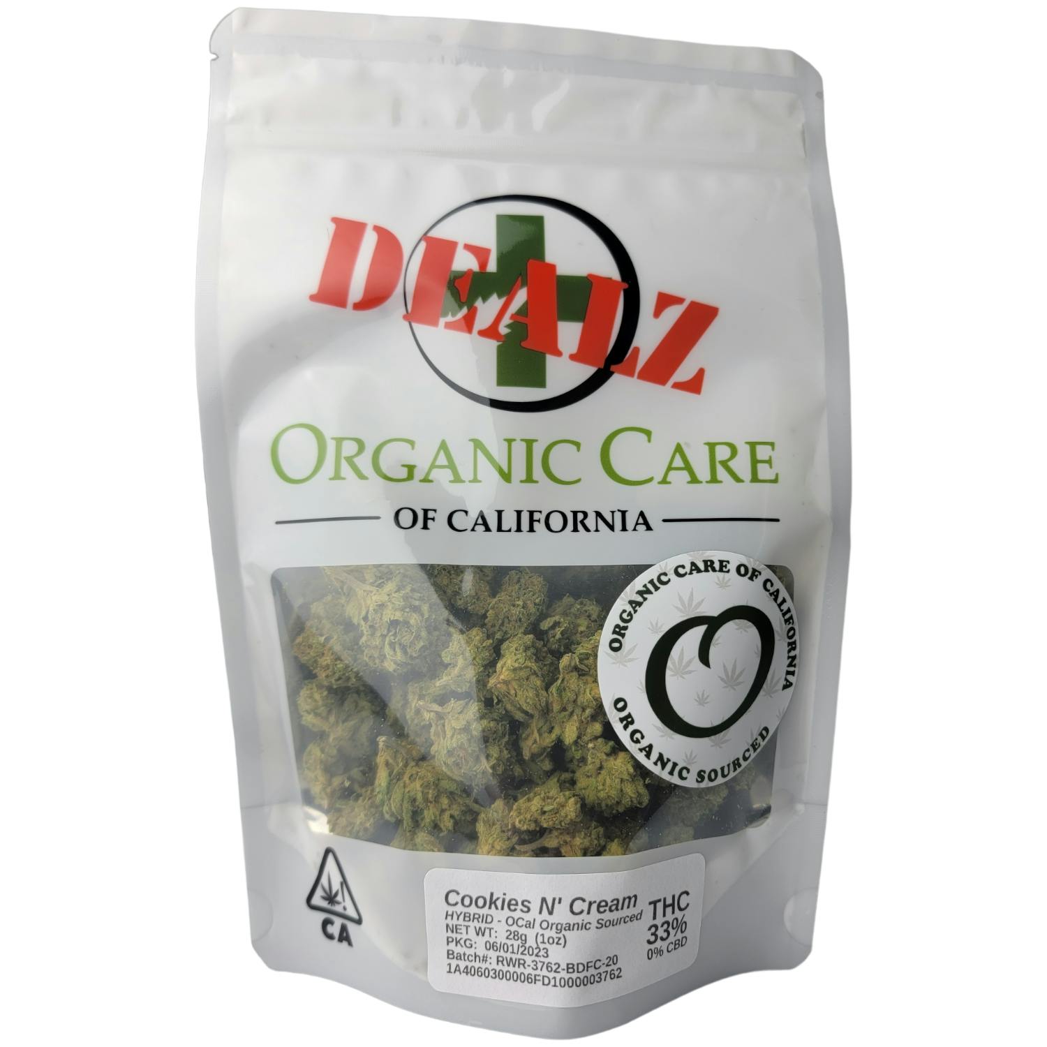 (33%) Cookies n Cream "ORGANIC" (28g) HYBRID - image 1