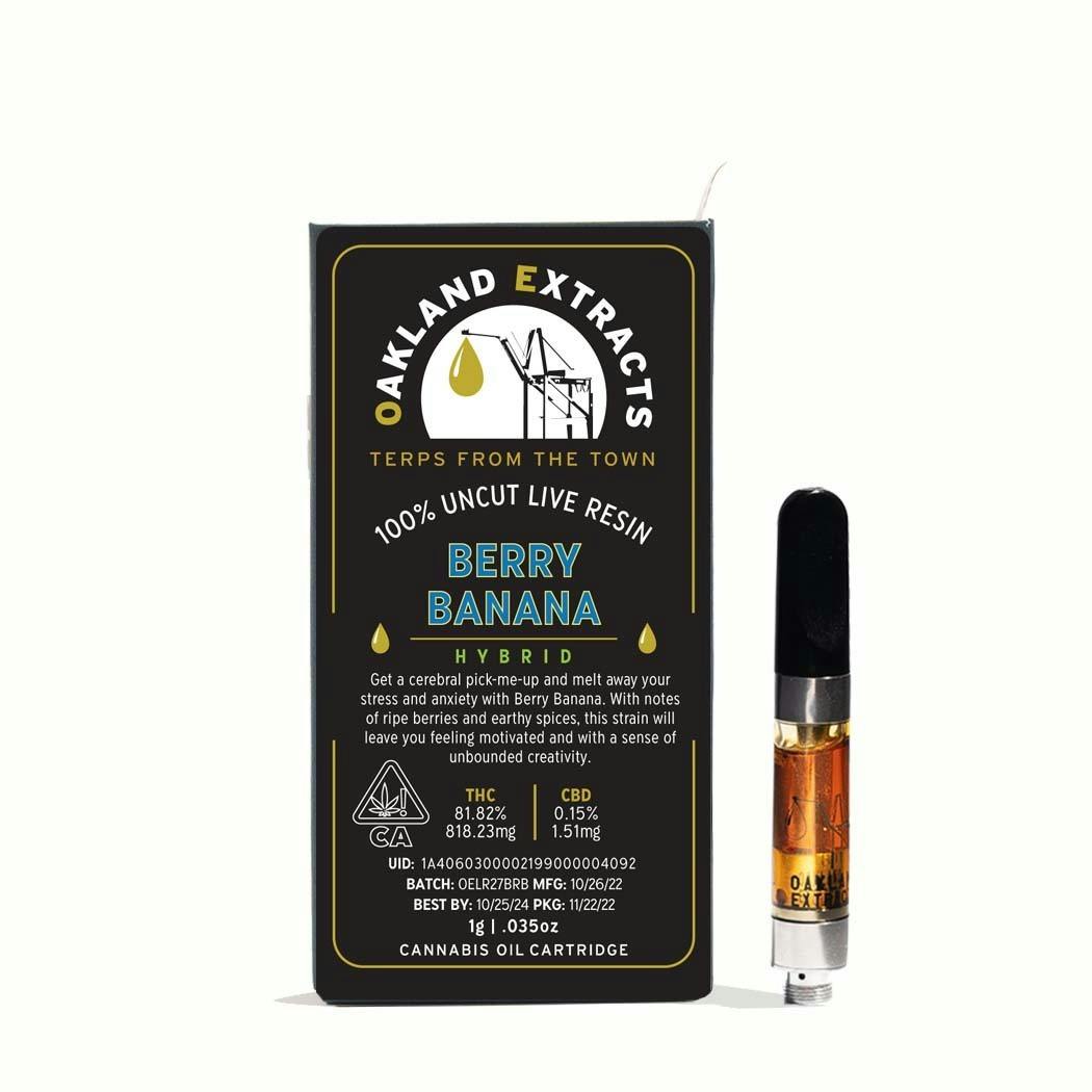 Berry Banana Uncut Live Vape Cart - image 1