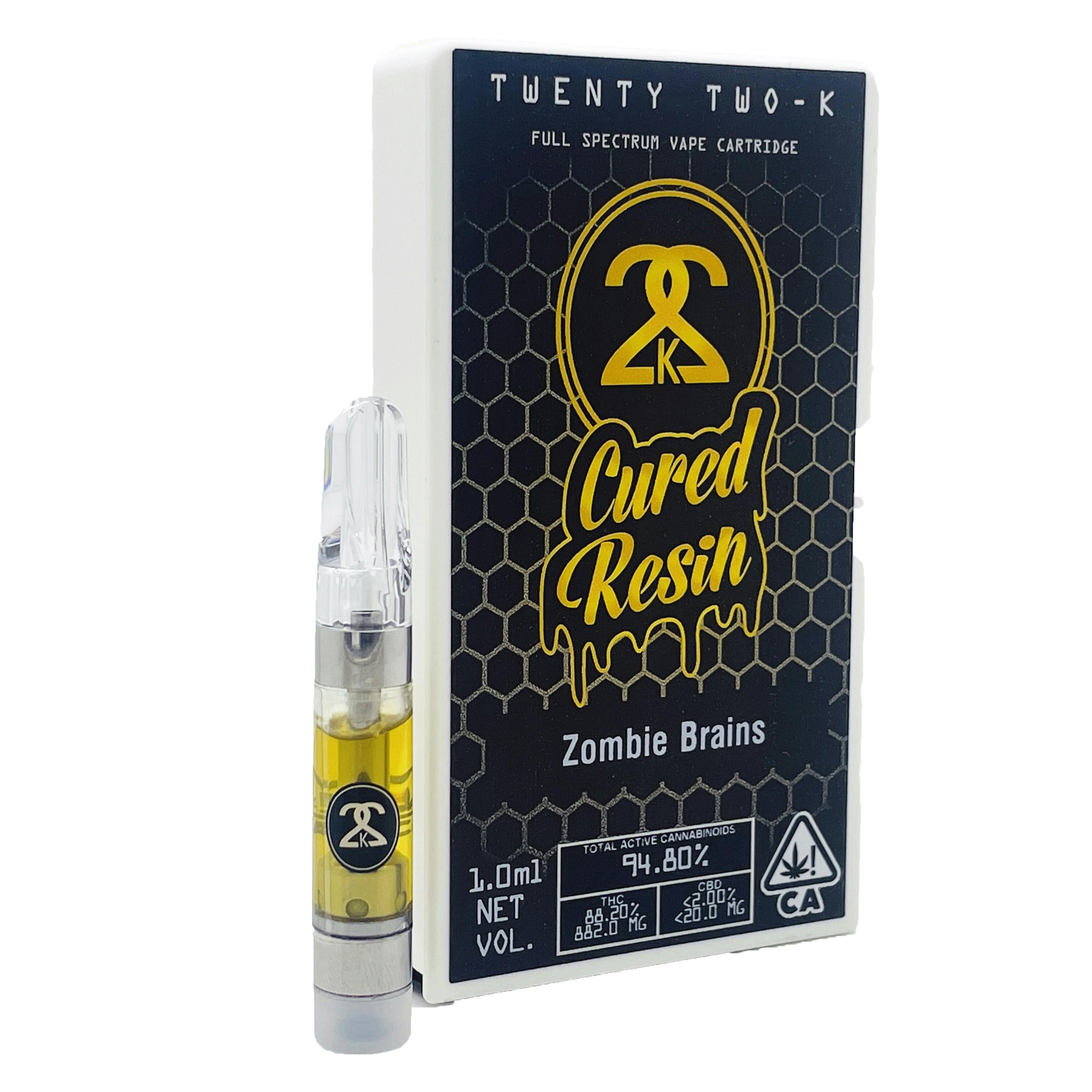 22K - Cured Resin - Zombie Brains - 1.0ml Cartridge - image 1