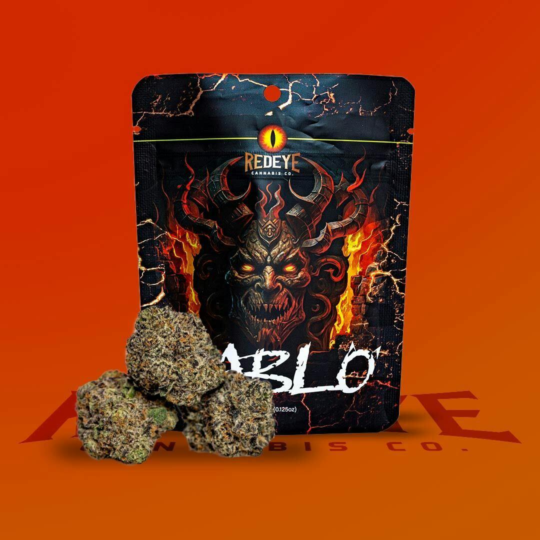 Redeye Cannabis: Diablo 3.5g Package - image 1