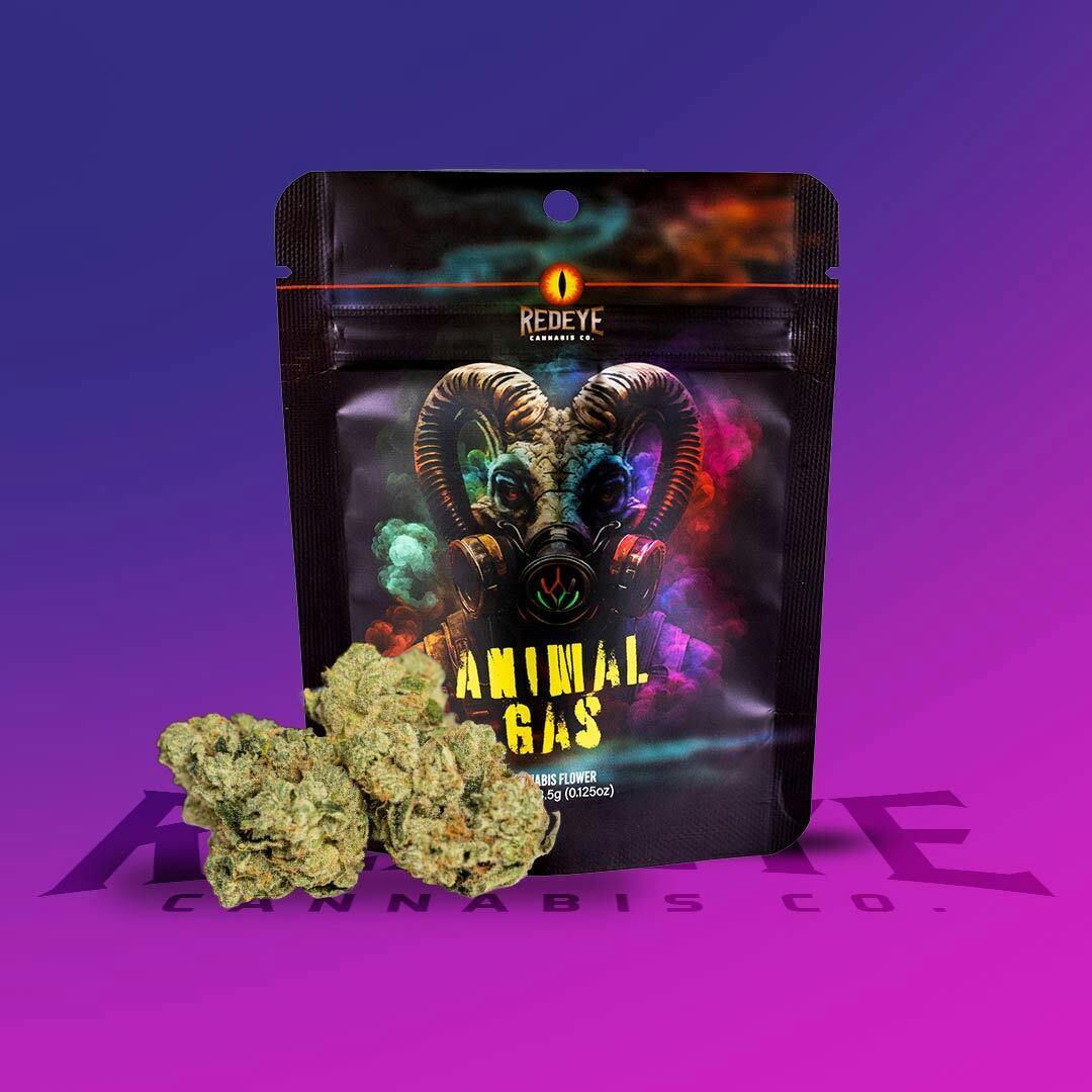 Redeye Cannabis: Animal Gas 3.5g Package - image 1