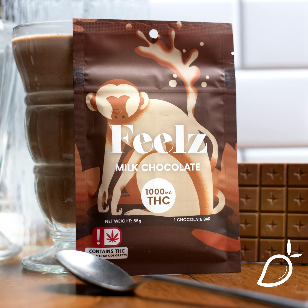 1000mg Milk Chocolate Bar - image 1