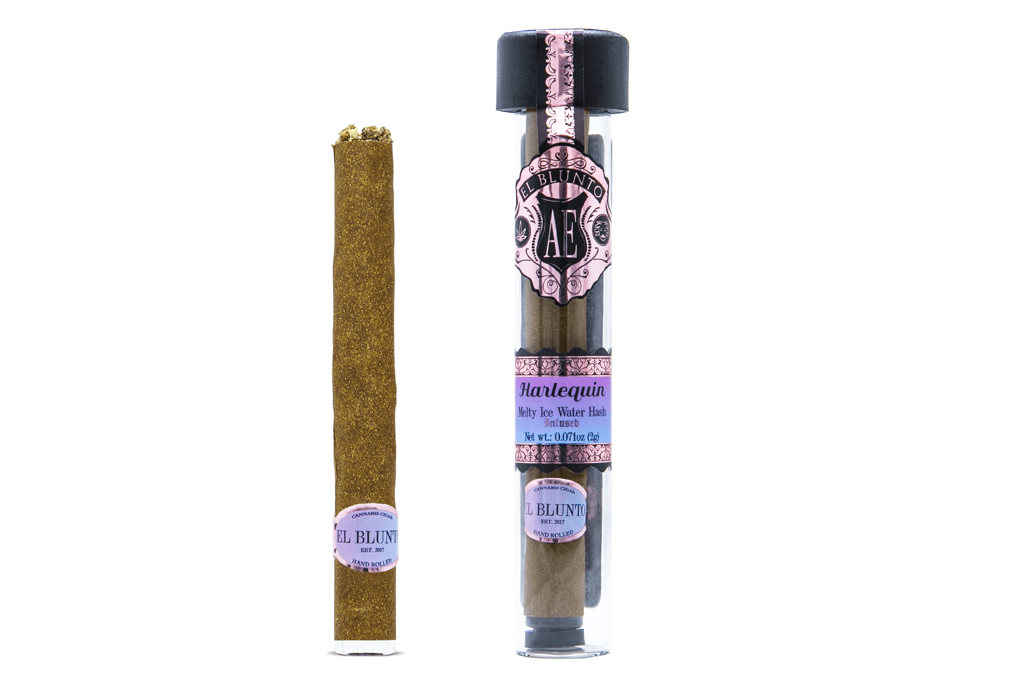 El Blunto - Harlequin - 2G Cannabis Cigar - Hash Infused [Blunt] - image 1
