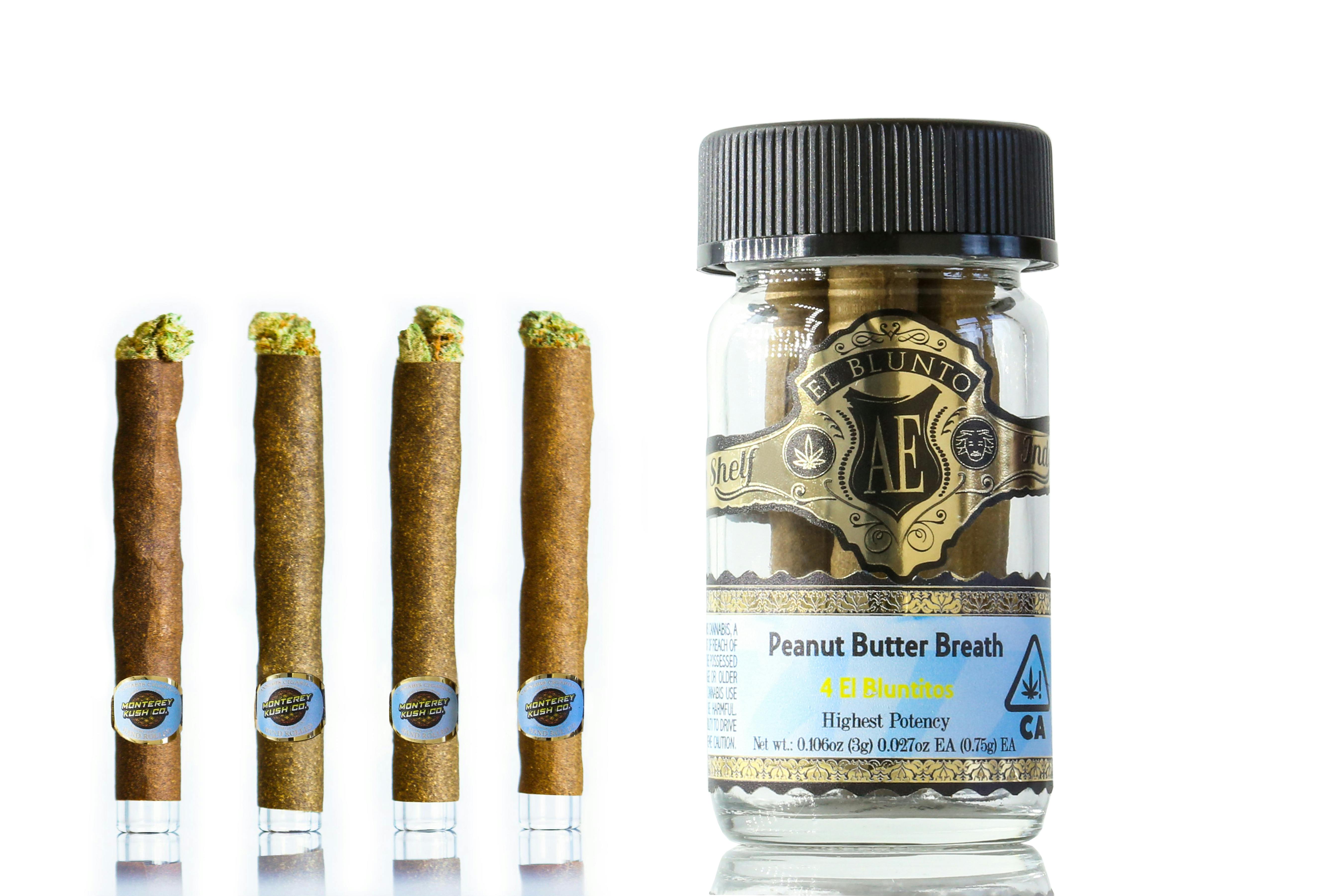 El Bluntito - 4-Pack - Peanut Butter Breath - 4 x .75G [Mini Blunt Pack] - image 1