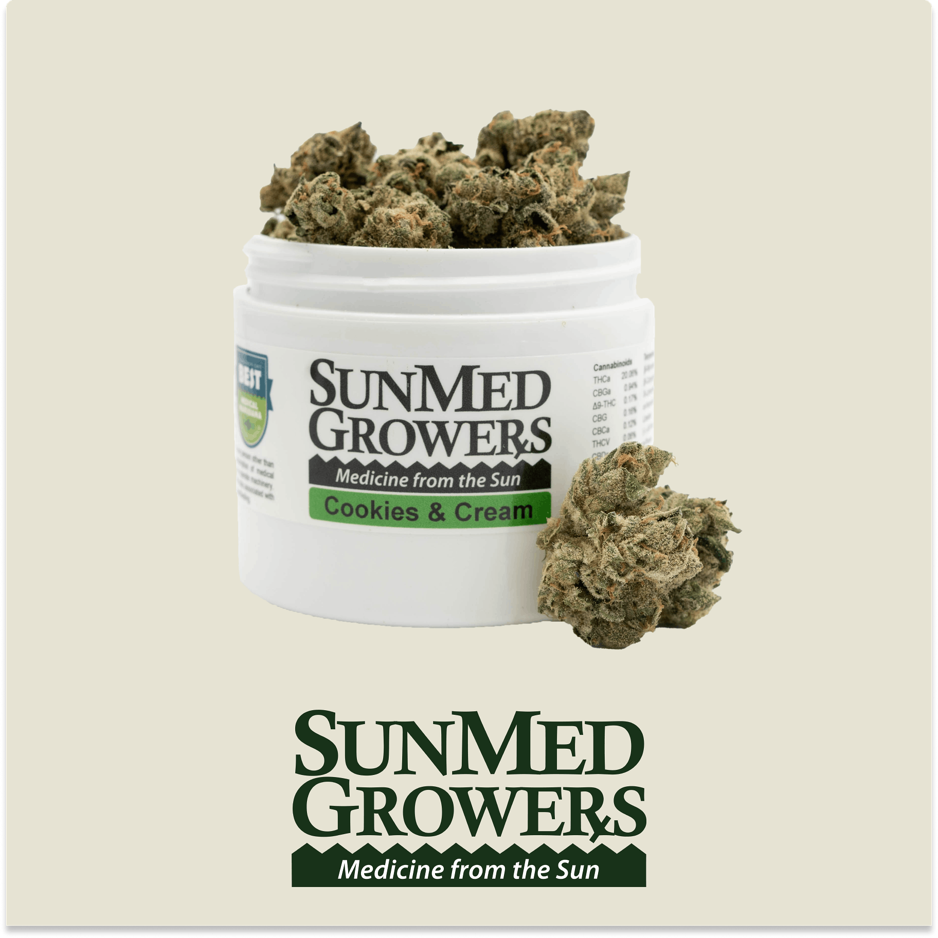 Cookies & Cream Flower (3.5g) - image 1