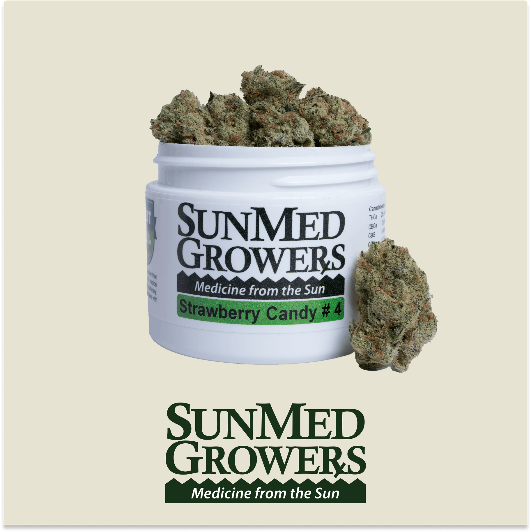 Strawberry Candy #4 Flower (7g) - image 1