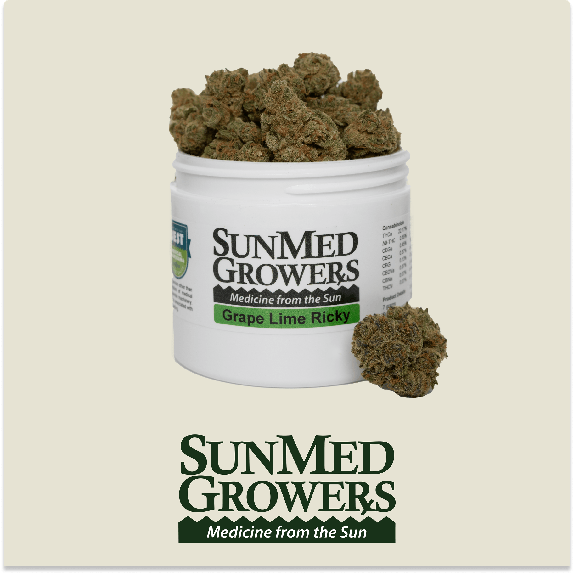 Grape Lime Ricky Flower (7g) - image 1