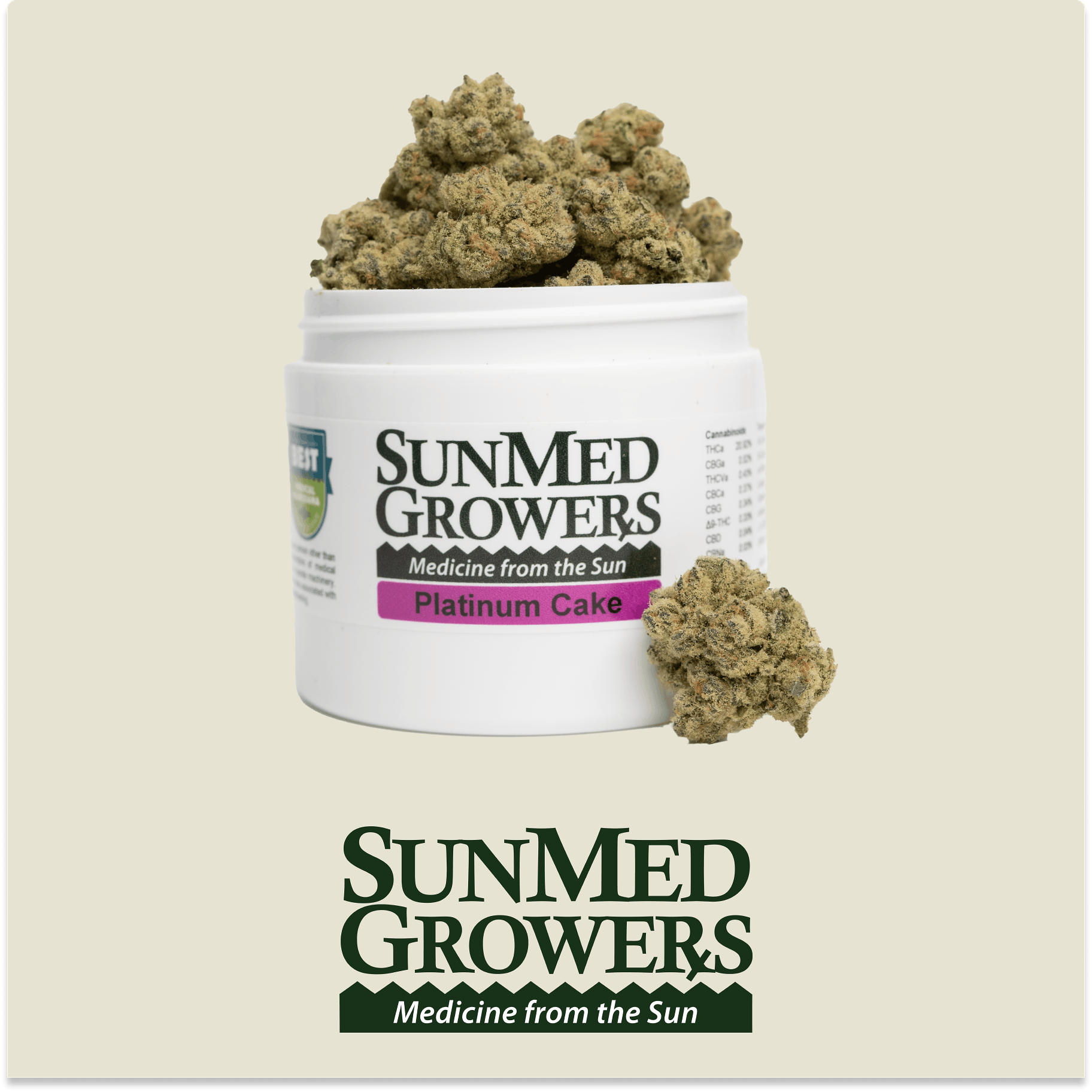 Platinum Cake Flower (7g) - image 1