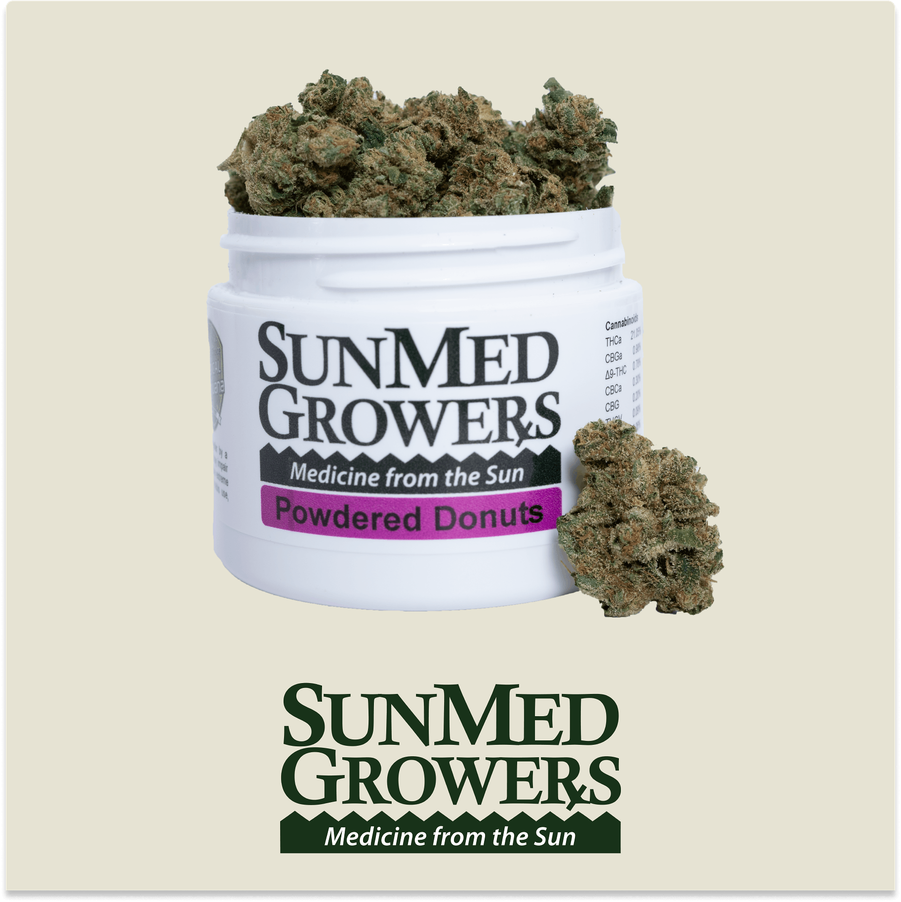 Powdered Donuts Flower (3.5g) - image 1