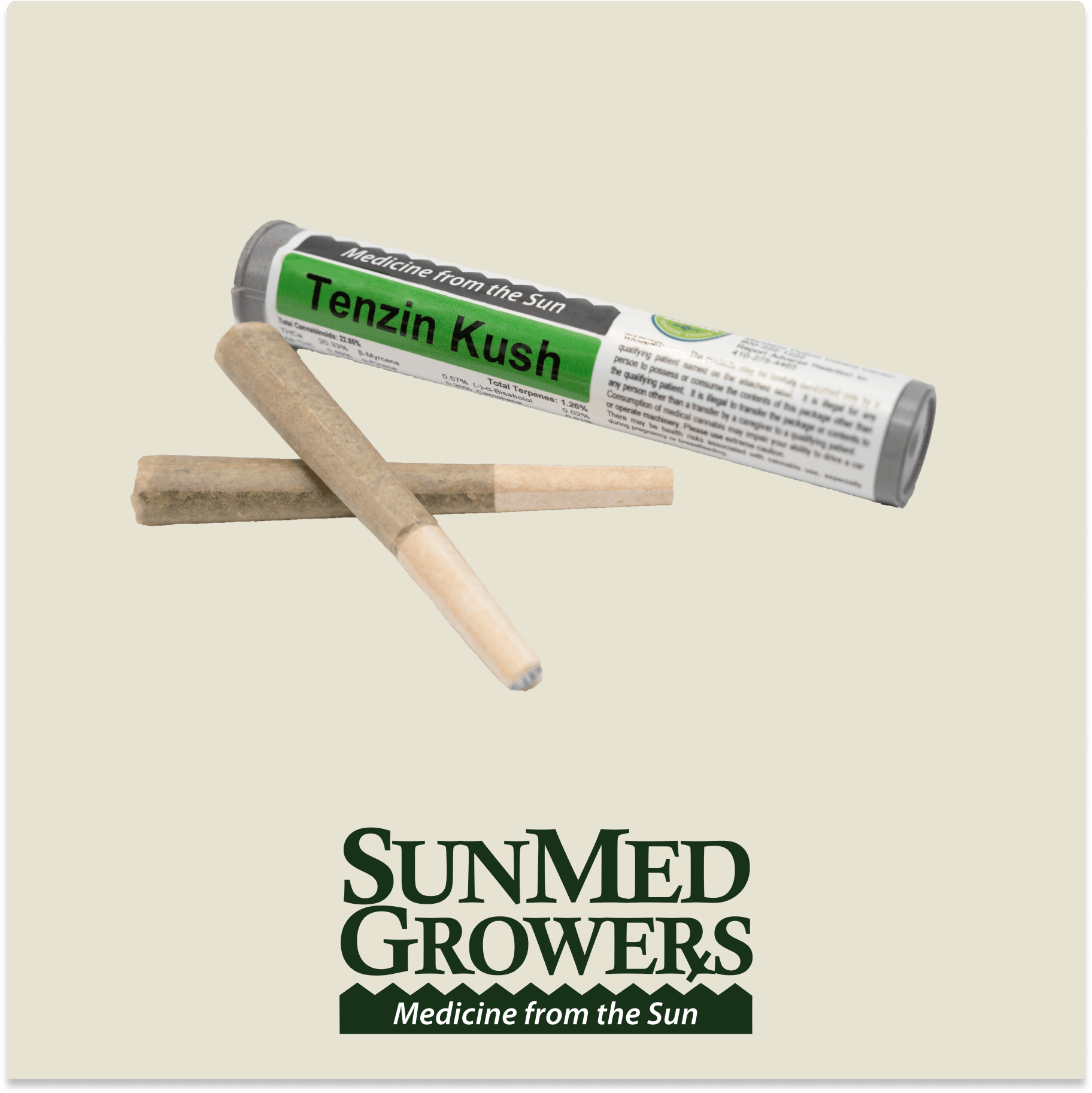 Tenzin Kush Pre Roll 0.5g/2 Pack - image 1