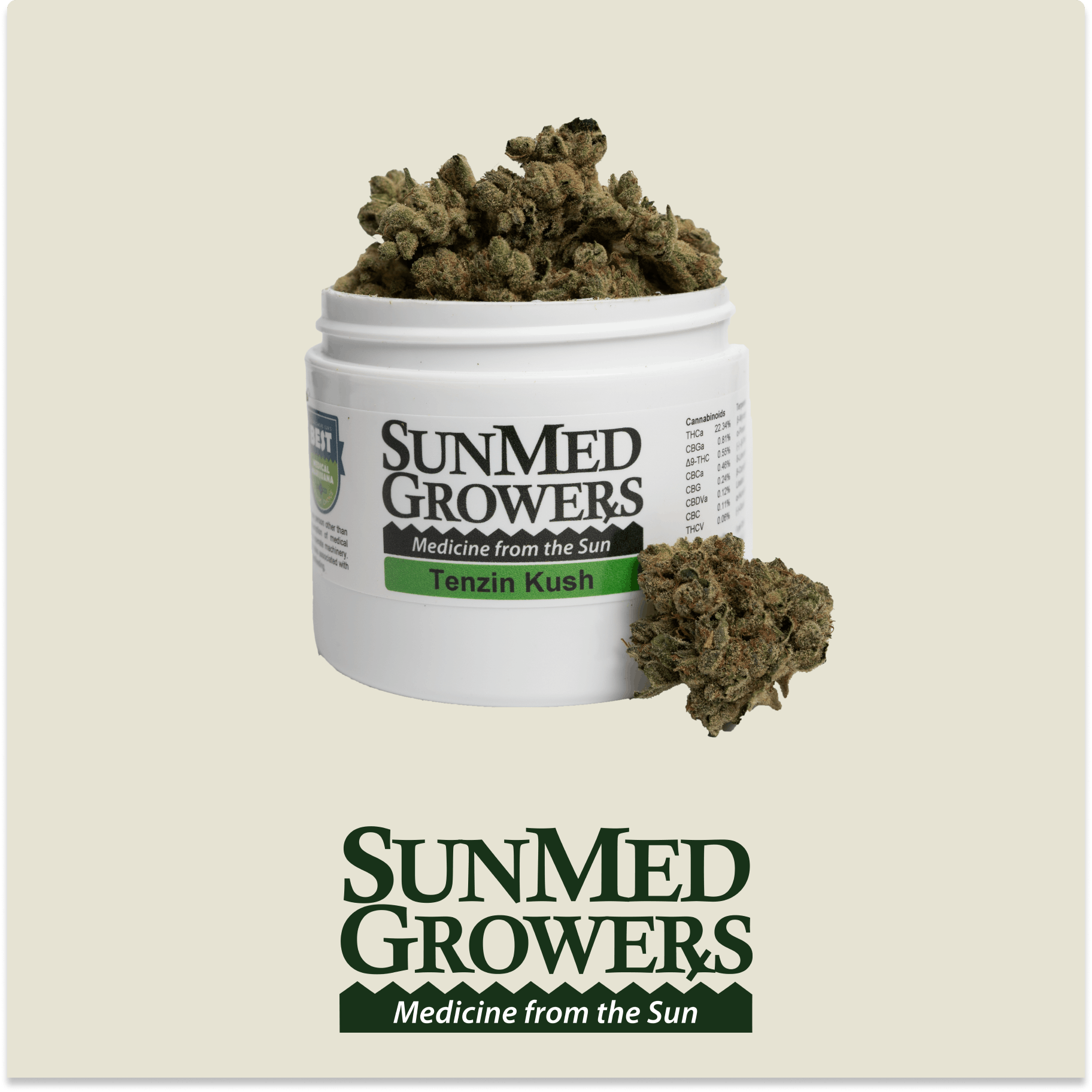 Tenzin Kush Flower (3.5g) - image 1