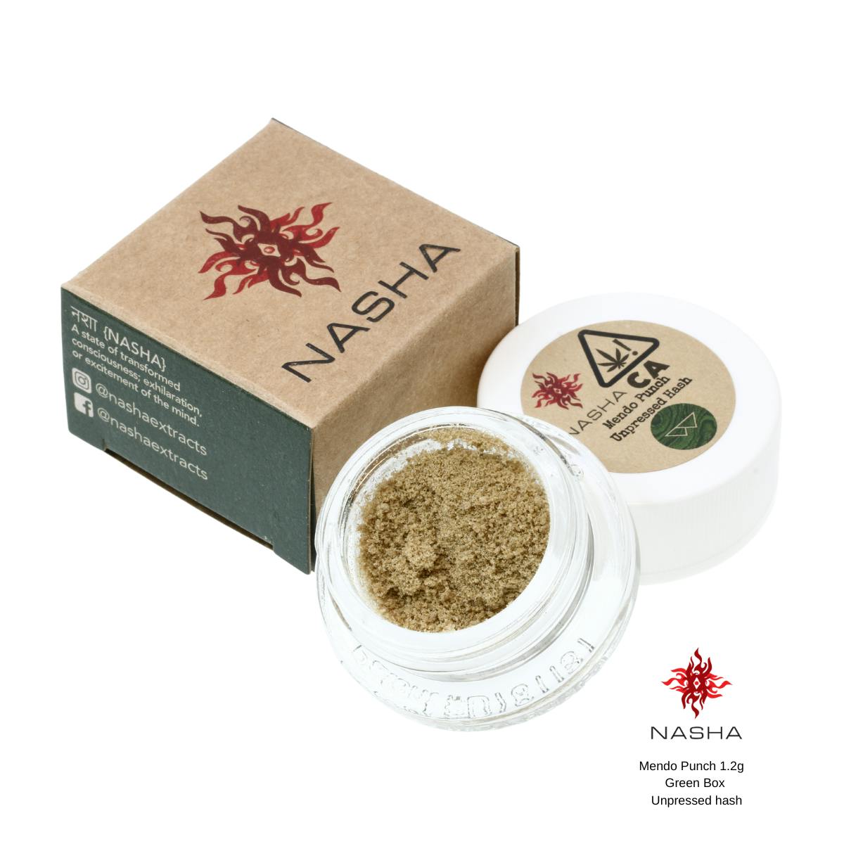Mendo Punch 1.2g Green Unpressed Hash (Whitethorn Valley) - image 3