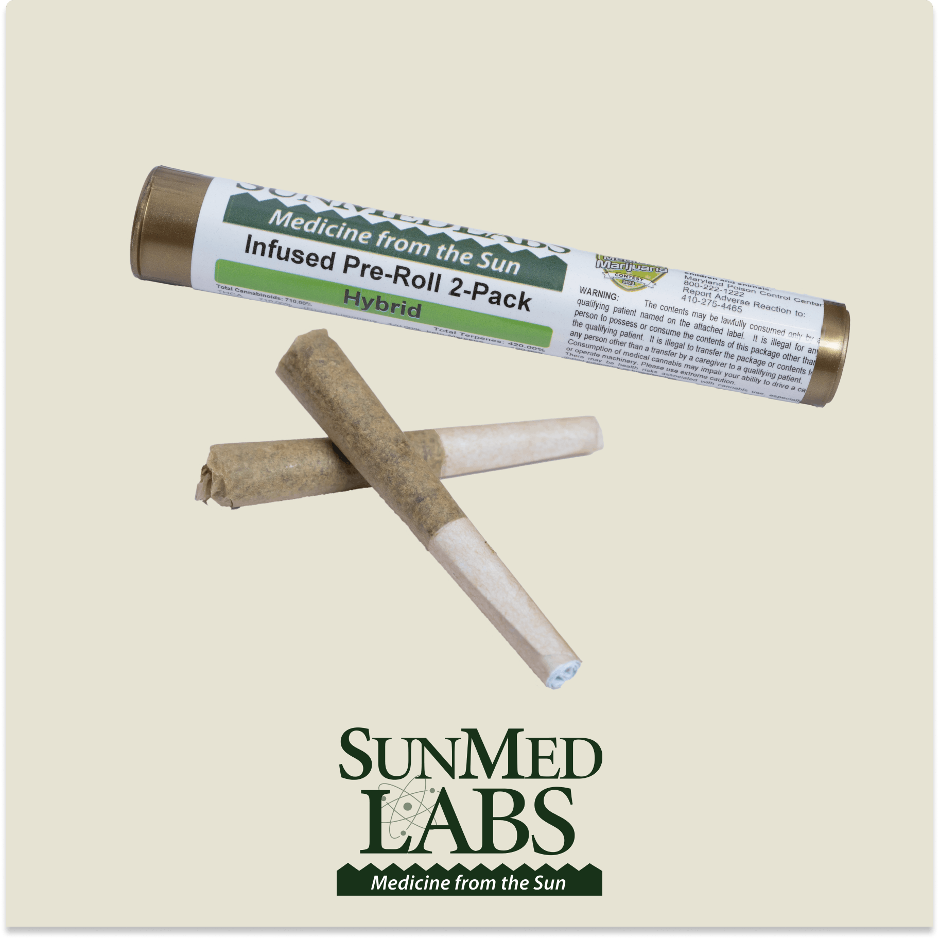 CrunchBerries Flower x Cherry Fritter LLR Infused Pre Roll 0.65g/2 Pack - image 1