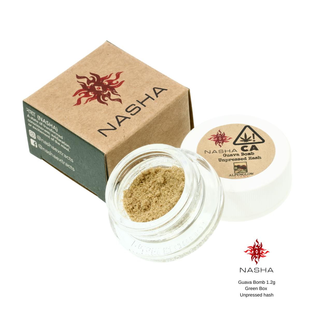 Guava Bomb 1.2g Green Unpressed Hash - image 3