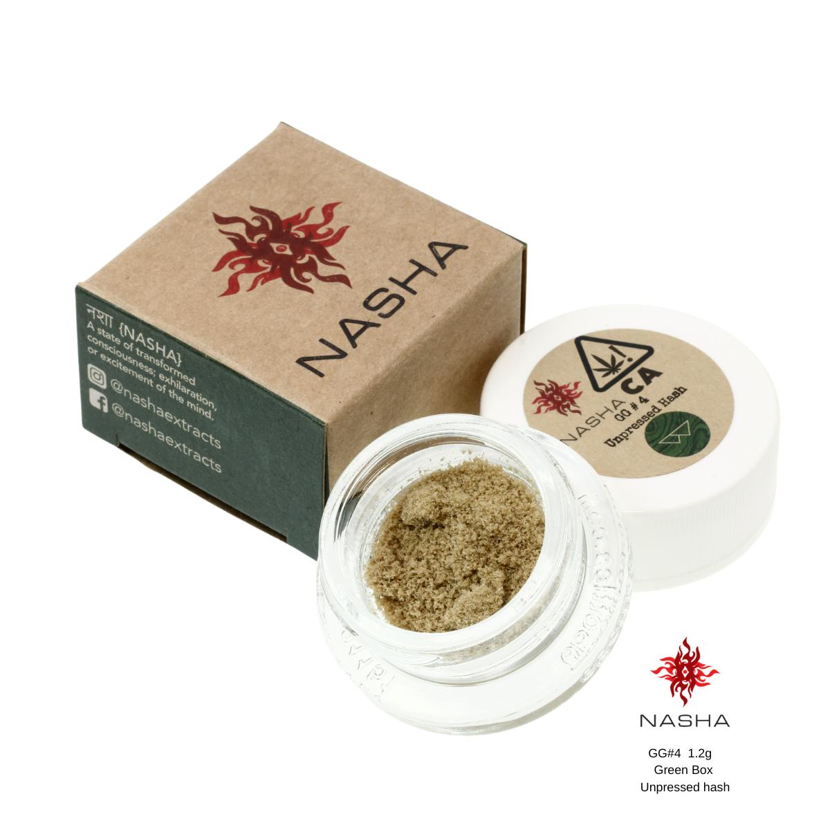GG#4 1.2g Green Unpressed Hash - image 3