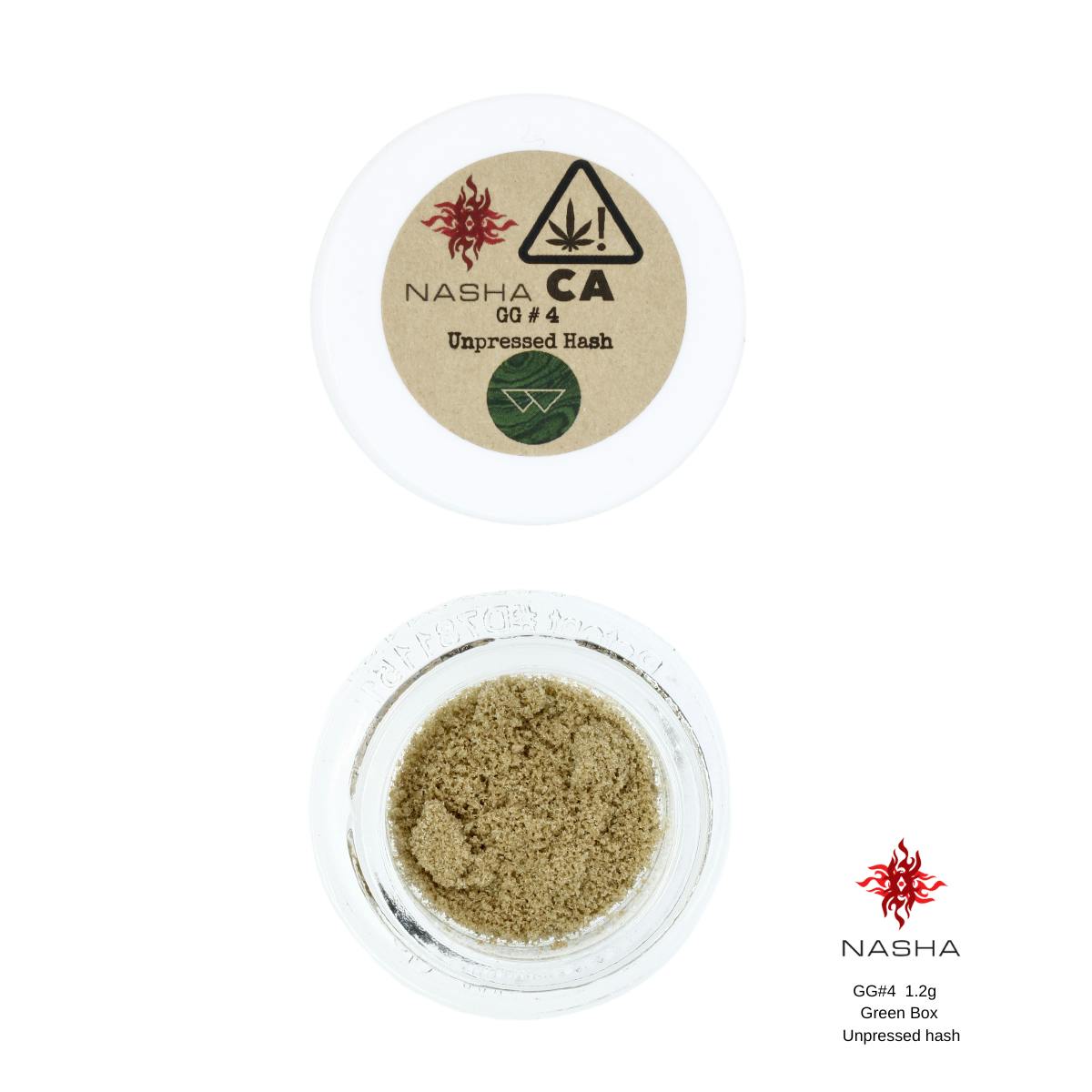 GG#4 1.2g Green Unpressed Hash - image 2