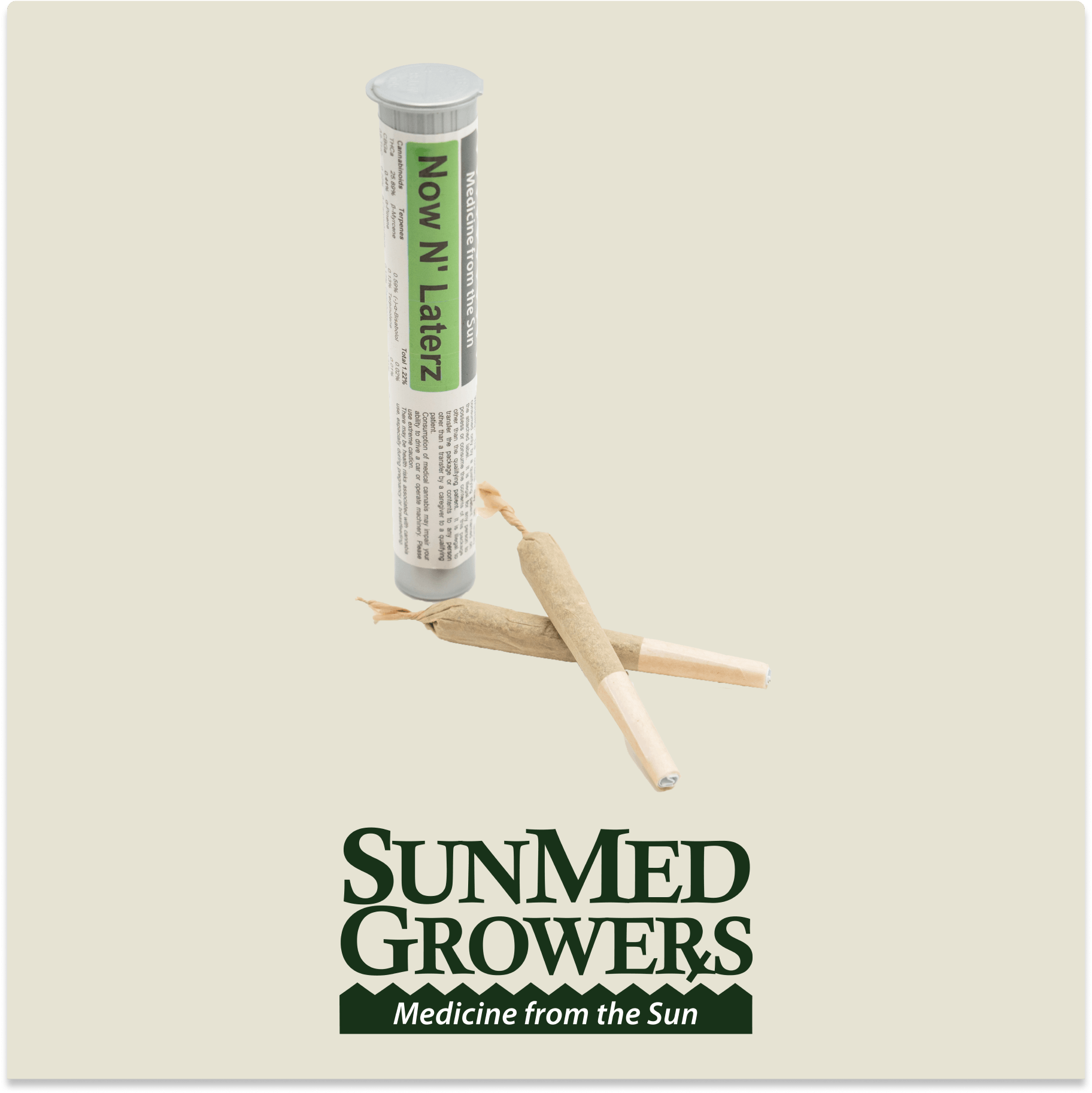 Now N' Laterz Pre Roll 0.5g/2 Pack - image 1