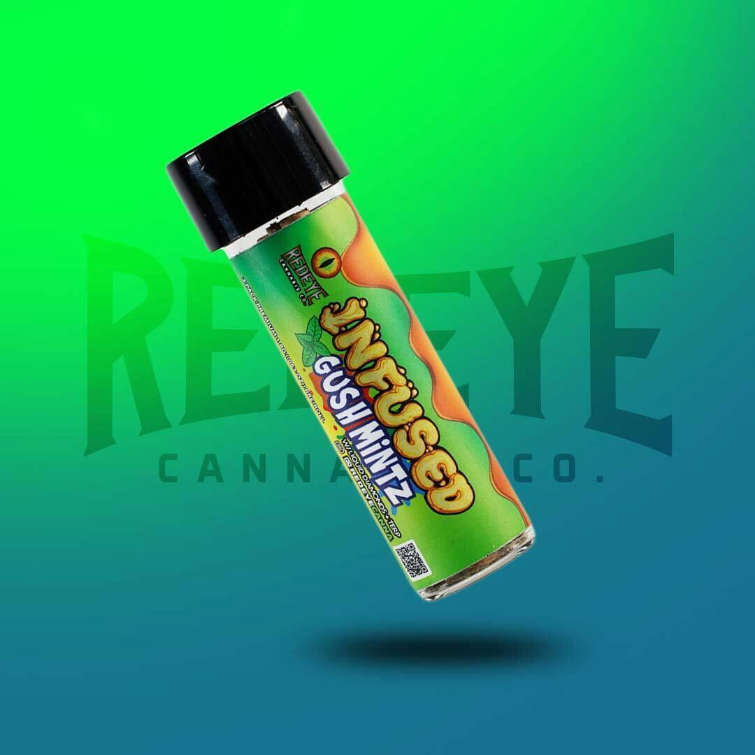 Redeye Cannabis: INFUSED Gush Mintz Pre-roll 3PK 1.8G - image 1