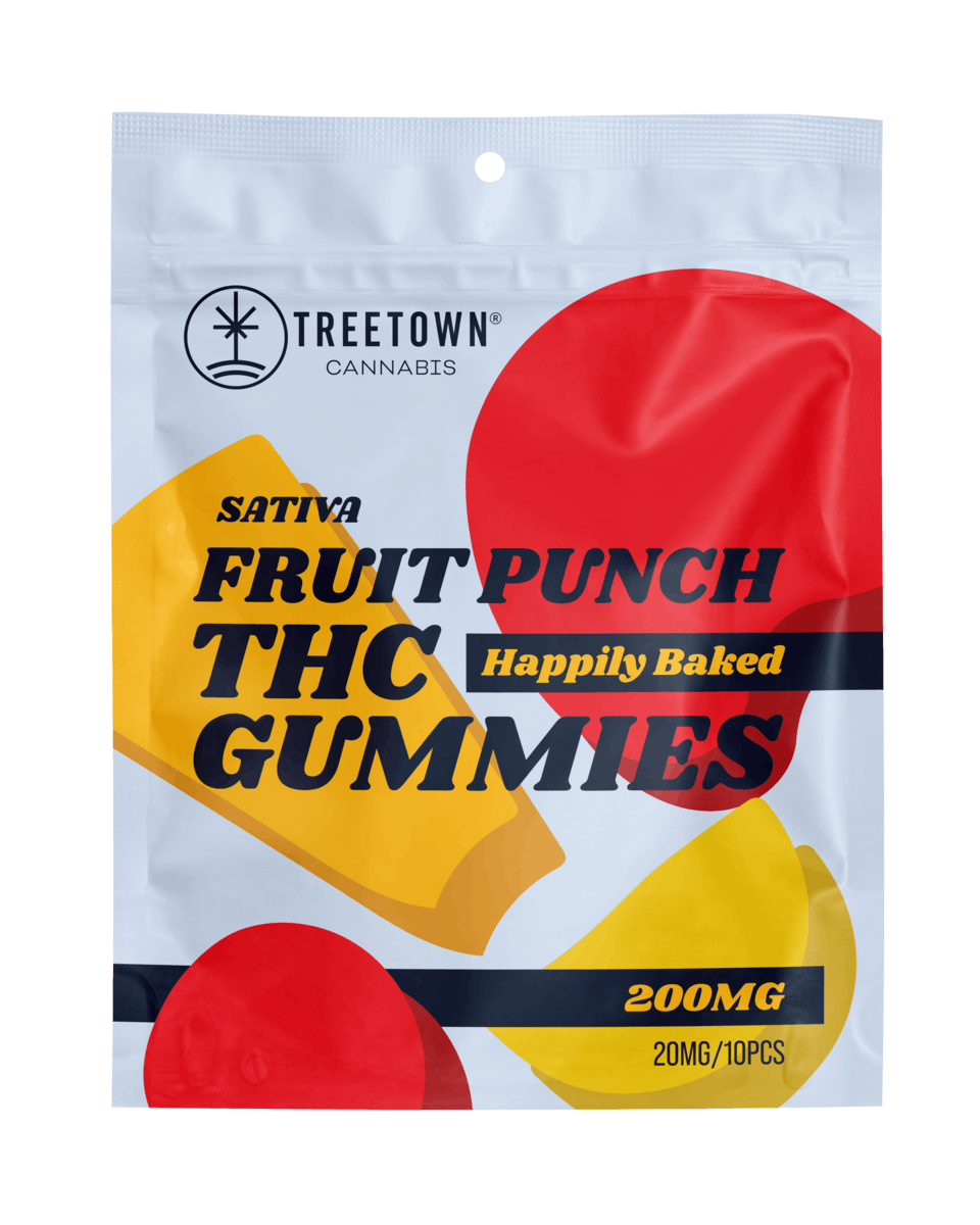 TreeTown 200mg Gummy - Fruit Punch (Sativa) - image 1