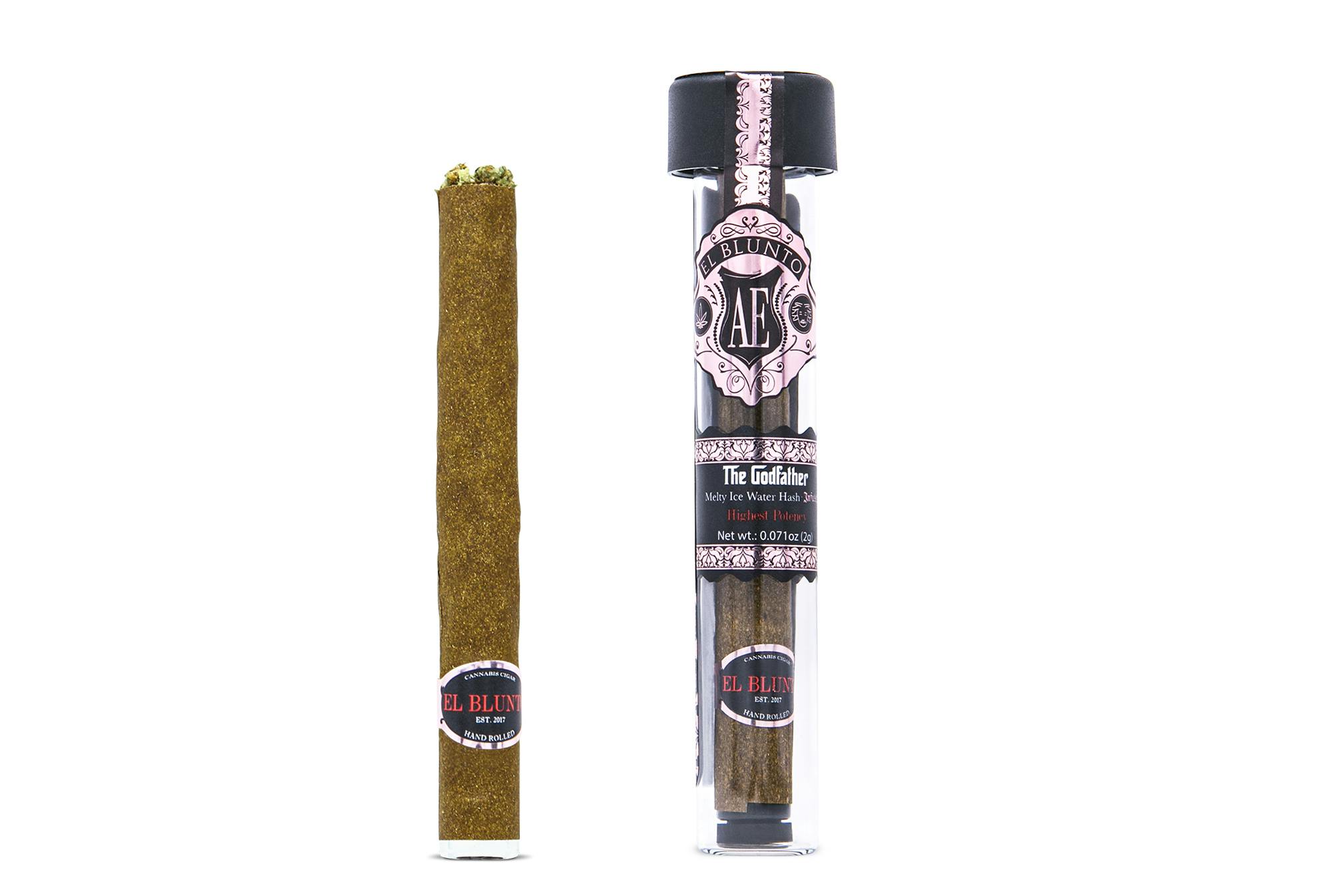 El Blunto - The Godfather - 2G Cannabis Cigar - Hash Infused [Blunt] - image 1