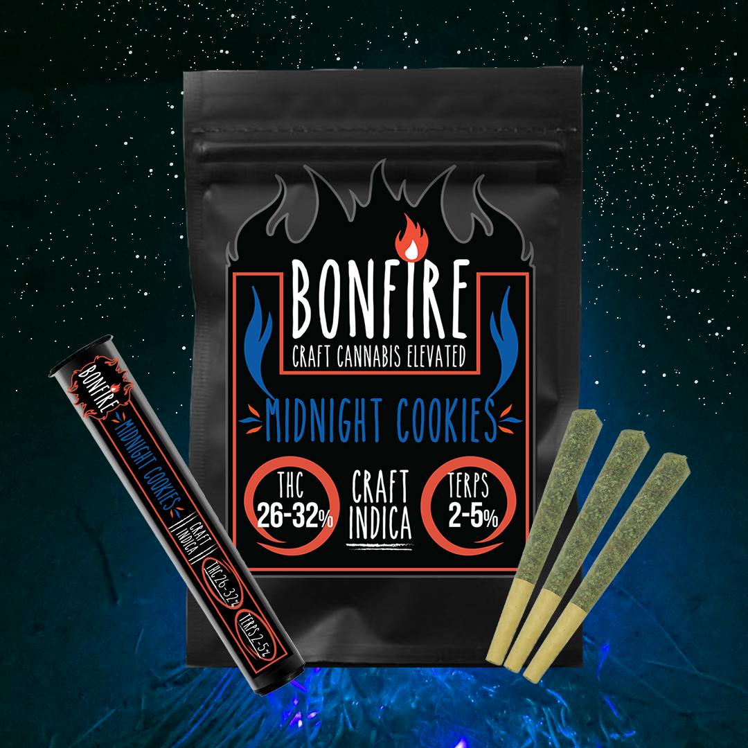 Bonfire Midnight Cookies - 3.5g Flower - Ontario - image 2
