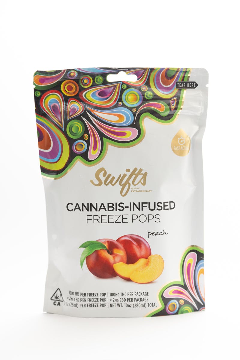 Swifts Freeze Pops Peach - 100MG - image 1