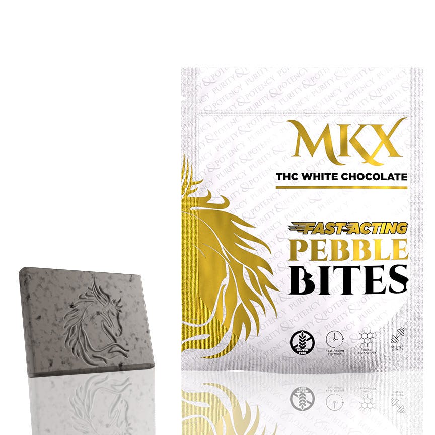 Fast Acting White Chocolate Bites (Pebble) 100mg - image 1