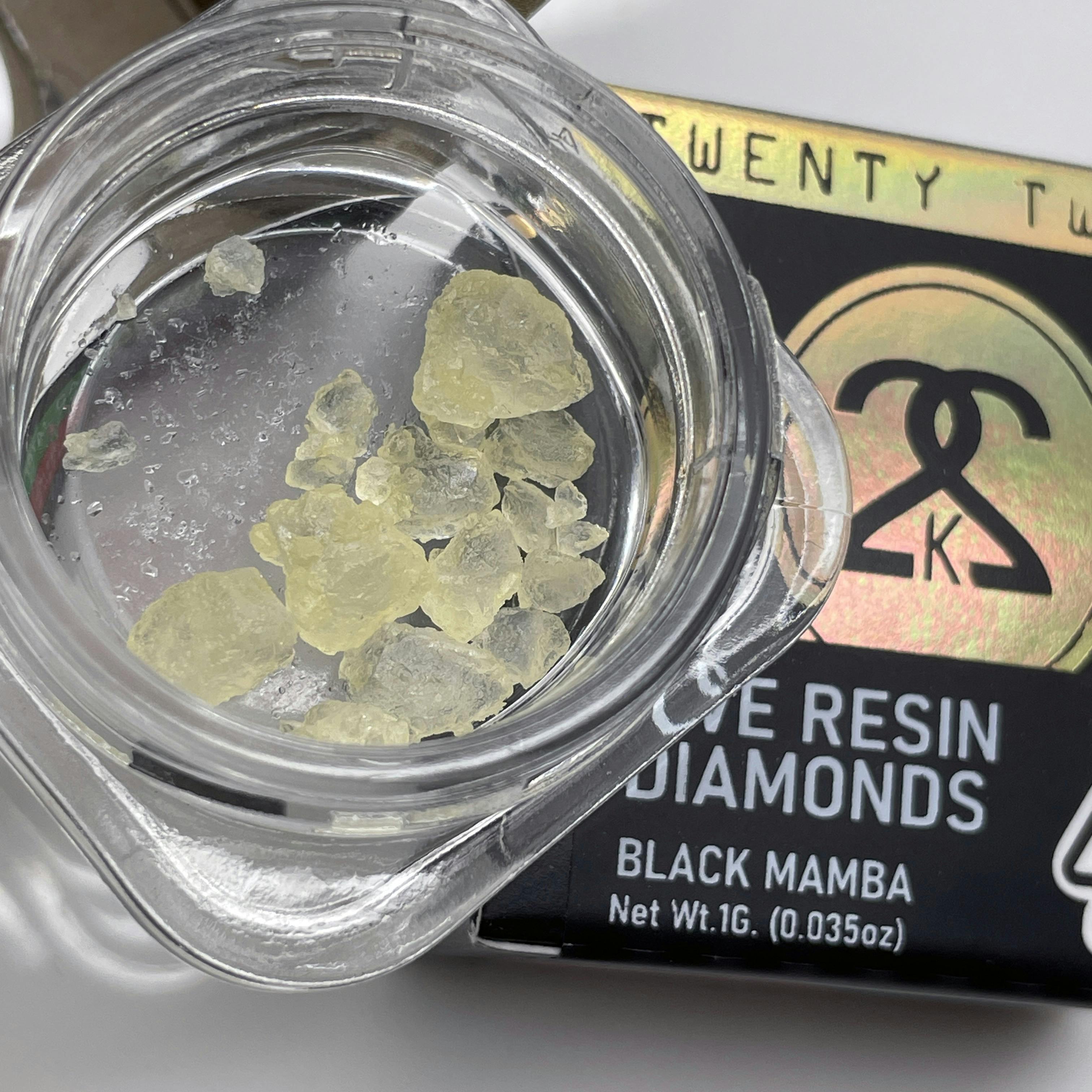 22K - Black Mamba - Live Resin Diamonds - 1 Gram - image 1