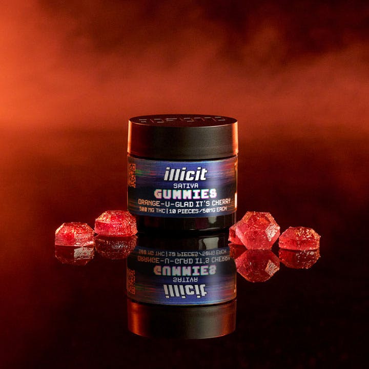 Orange-U-Glad It's Cherry 500MG Sativa Gummies - image 2