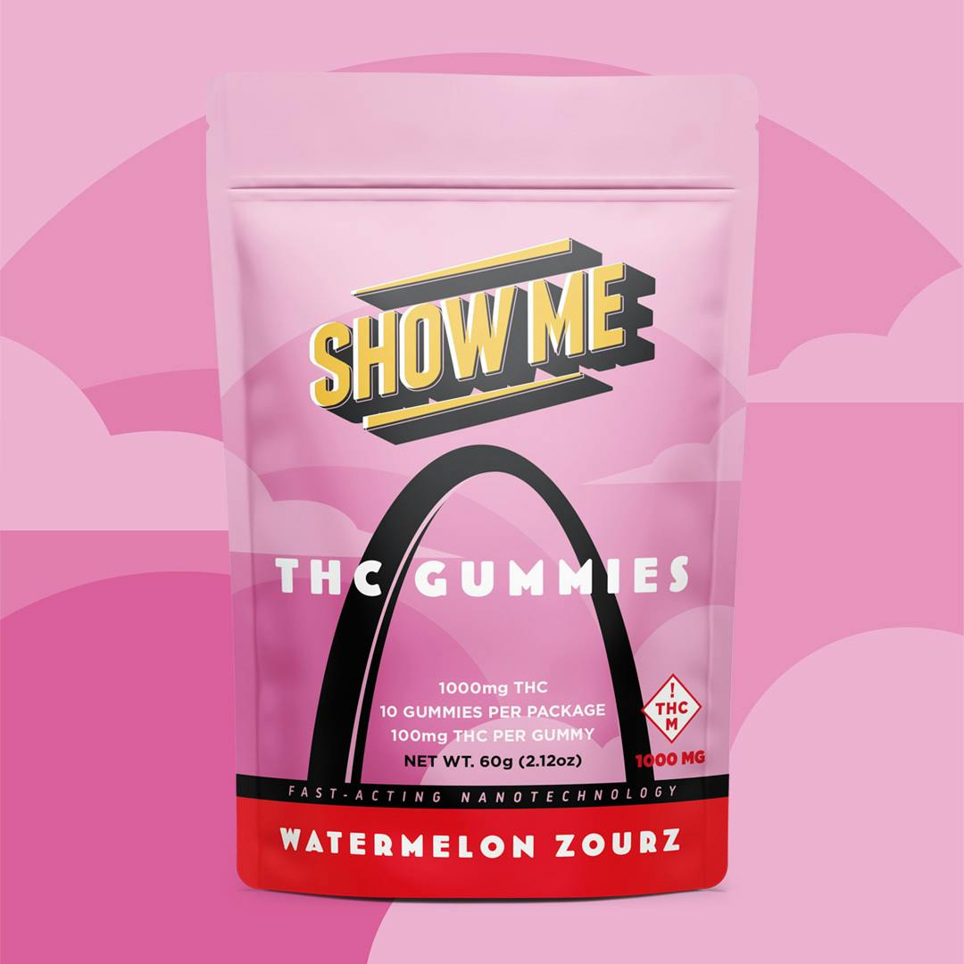 Watermelon Zourz | 1000MG THC | Show Me - image 1