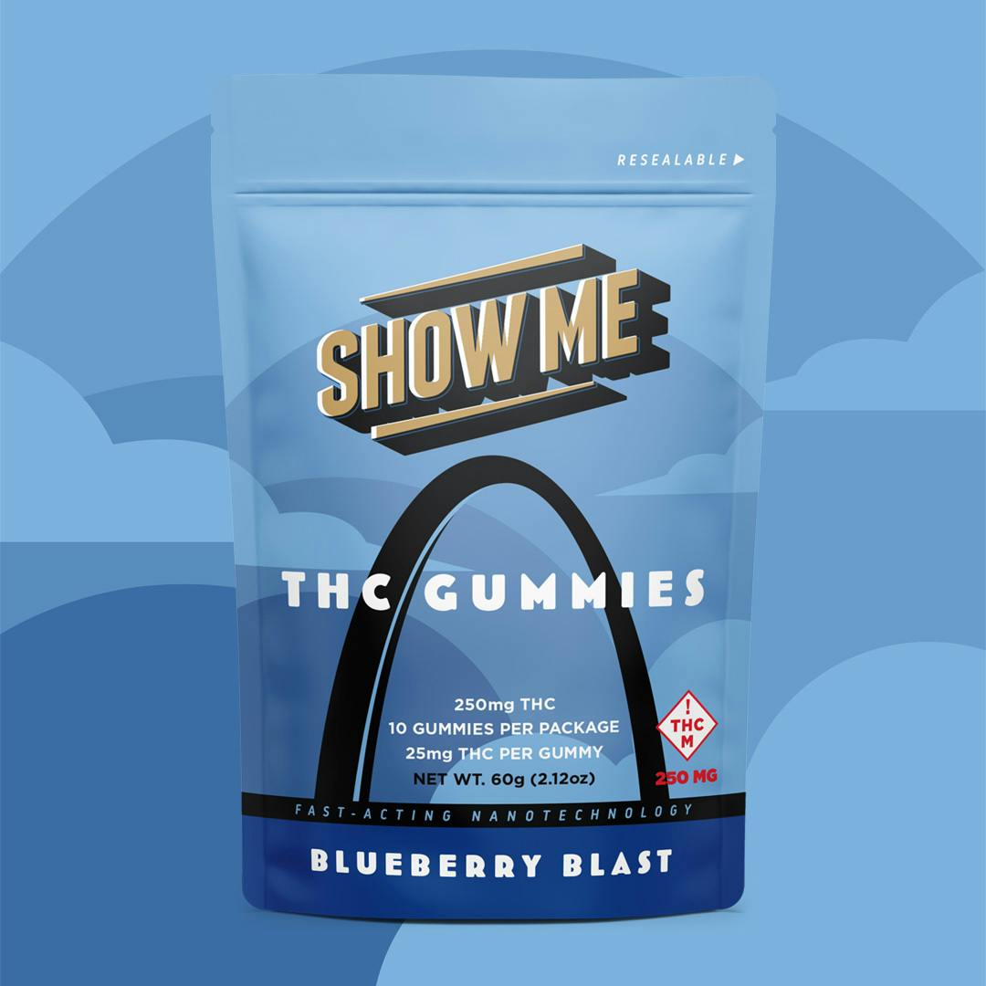 BlueBerry Blast | 250MG THC | Show Me - image 1