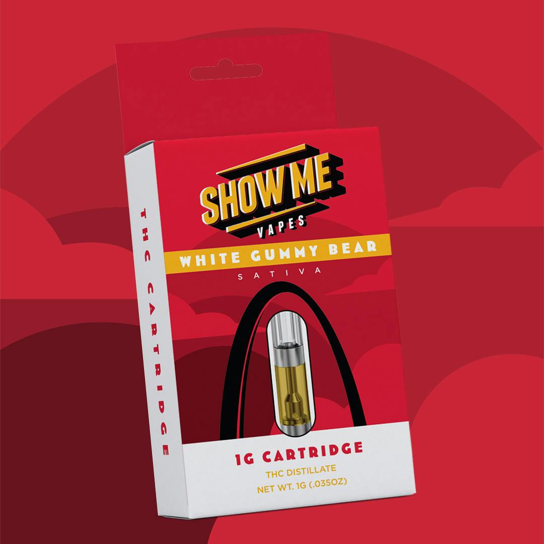 White Gummy Bear | 1G THC Cartridge | Show Me - image 1