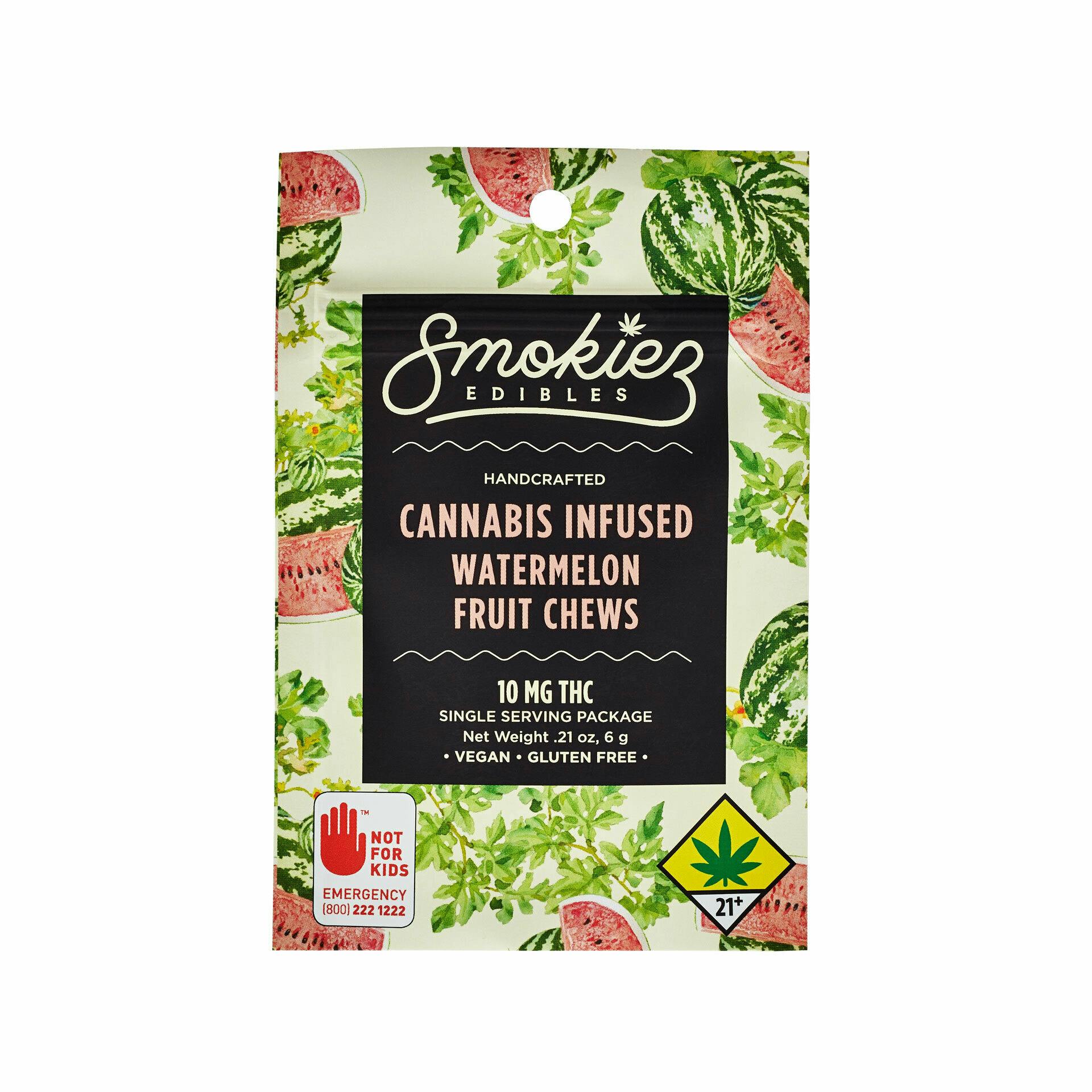 Watermelon Fruit Chews, 10mg - WA thumbnail 2