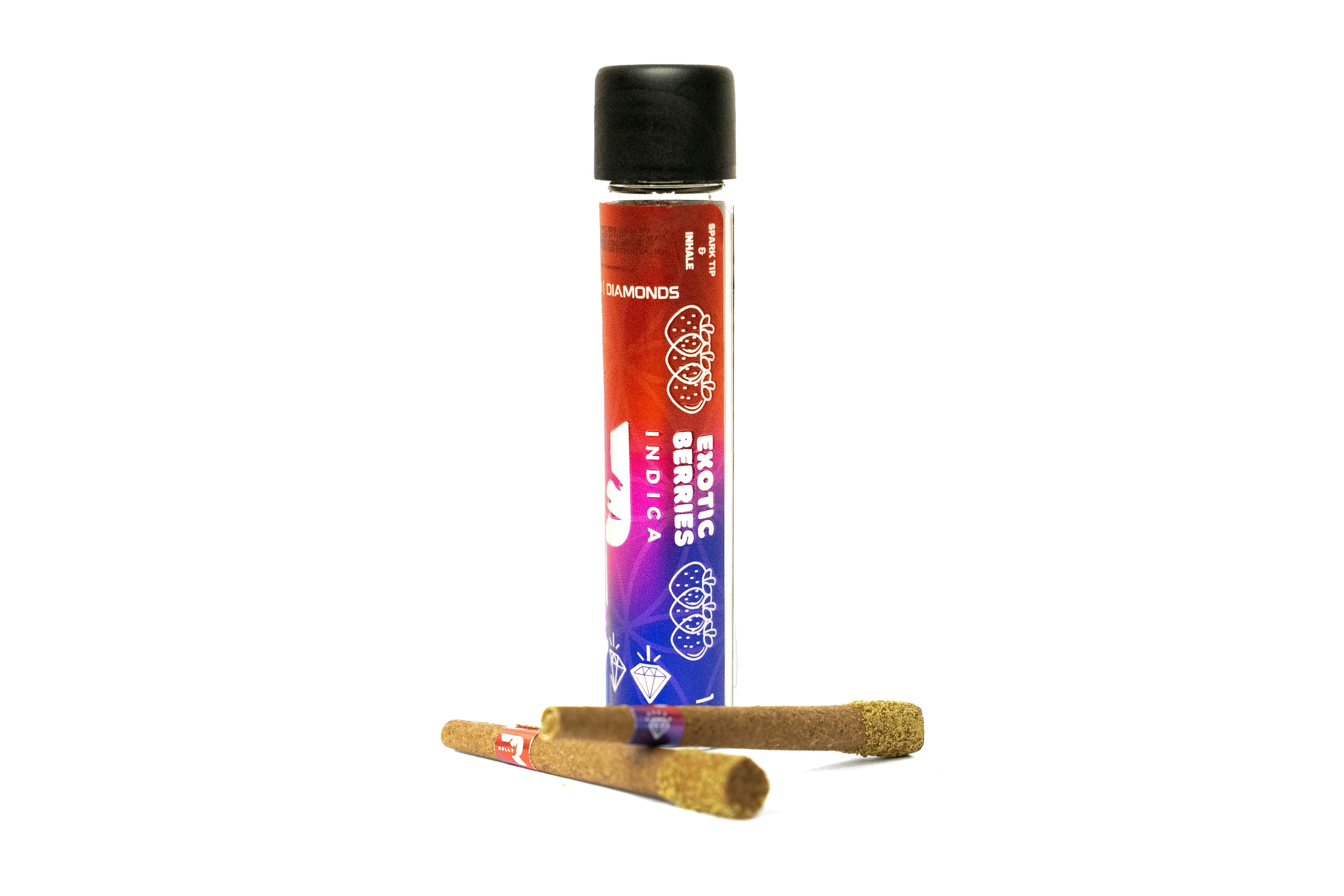 MR BLUNT EXOTIC BERRIES 1.5G | DIAMOND INFUSED | KIEF TIP - image 3