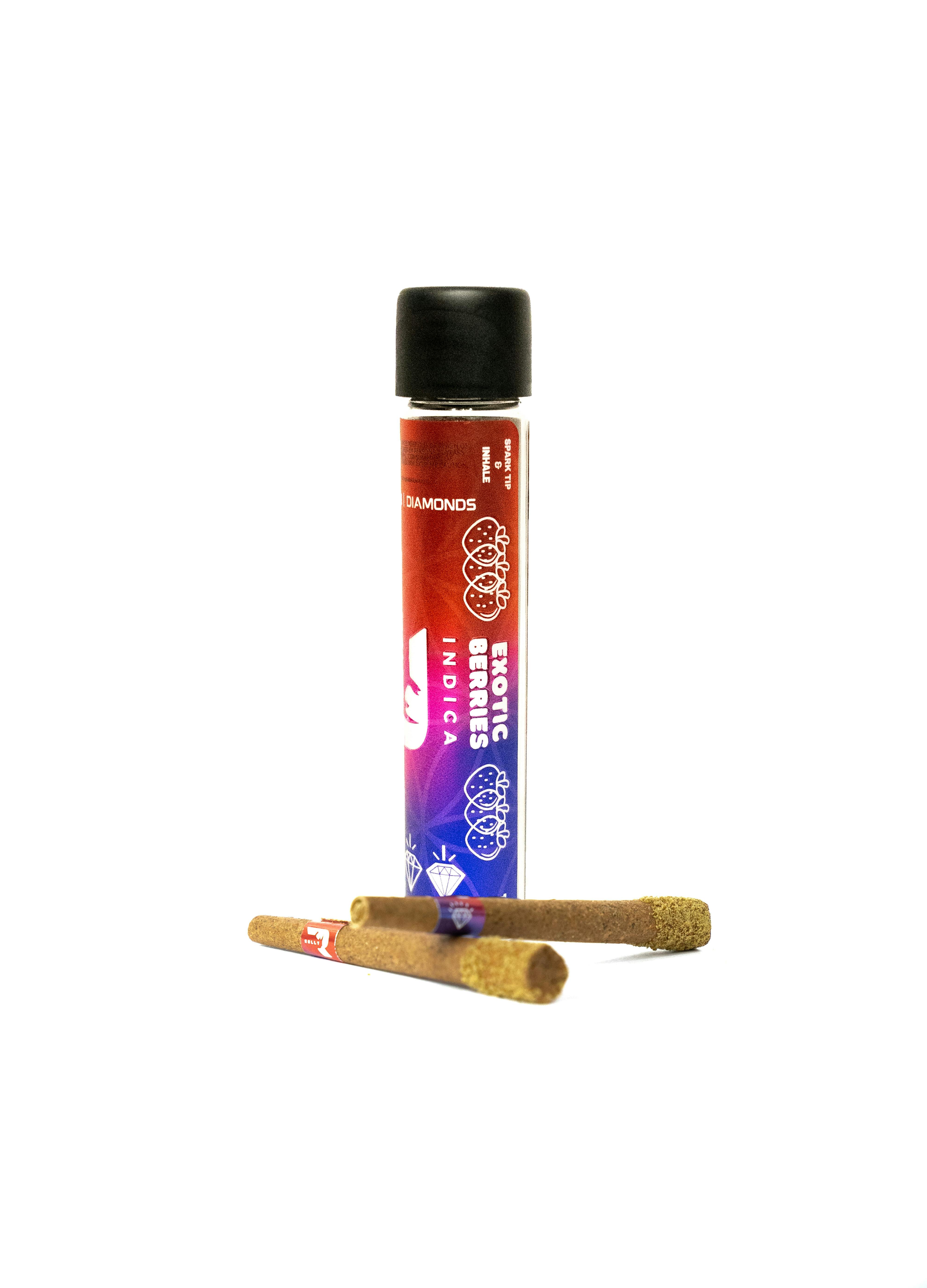 MR BLUNT EXOTIC BERRIES 1.5G | DIAMOND INFUSED | KIEF TIP - image 2
