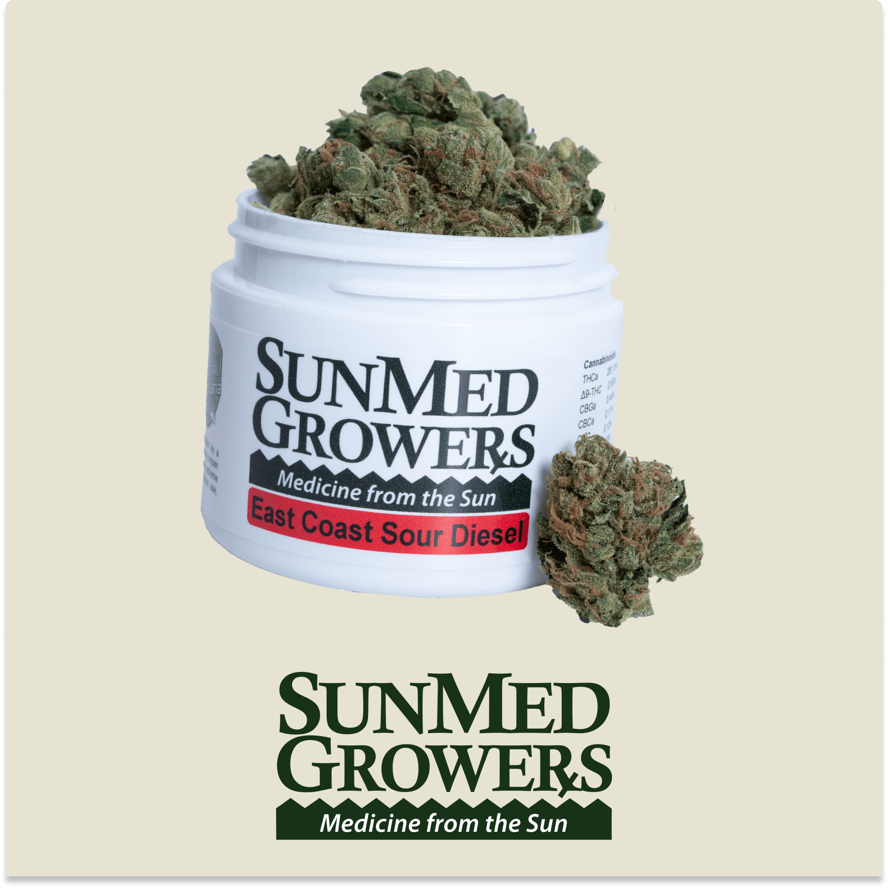 East Coast Sour Diesel Flower (3.5g) - image 1