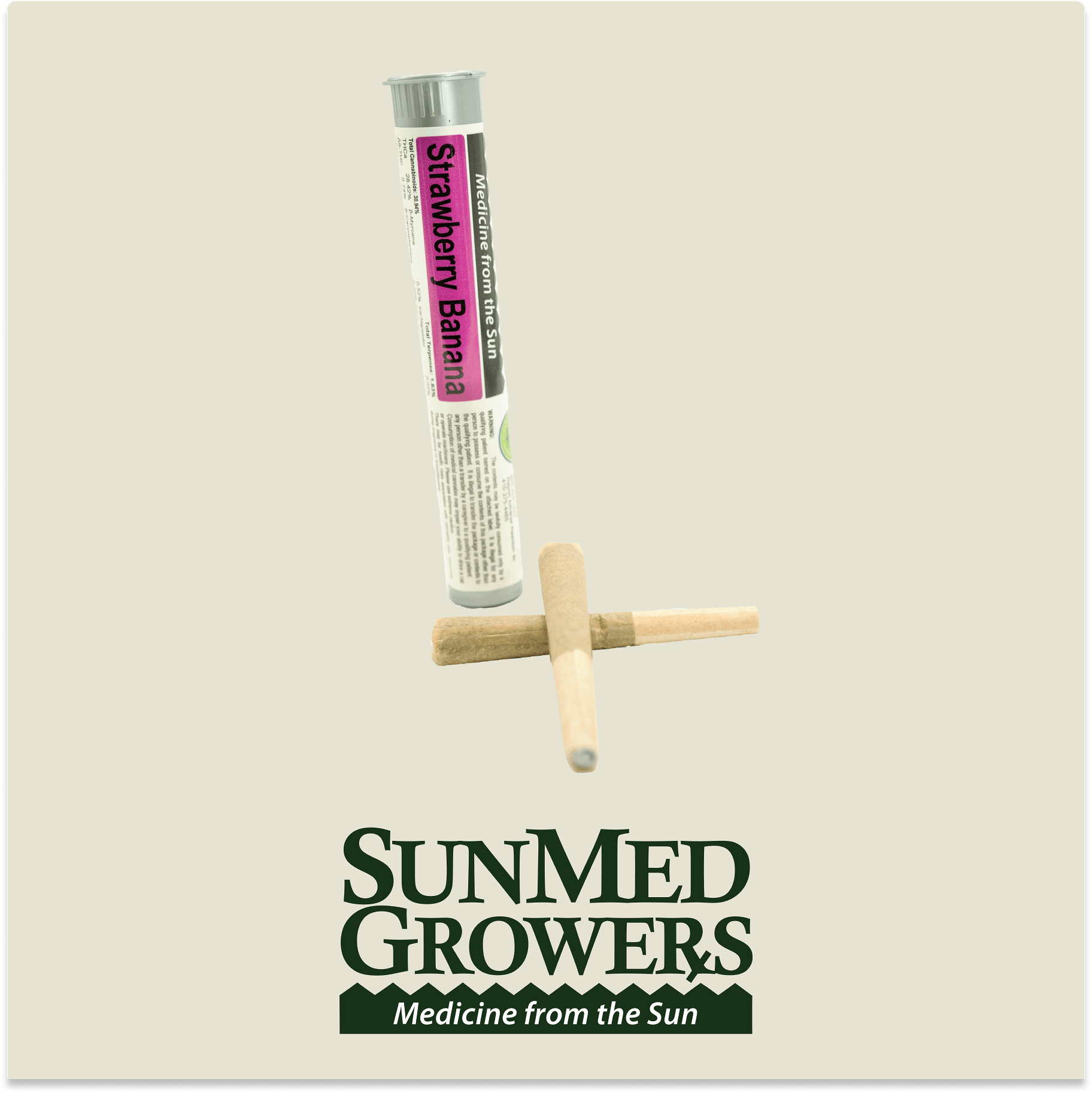 Strawberry Banana Pre Roll 0.5g/2 Pack - image 1