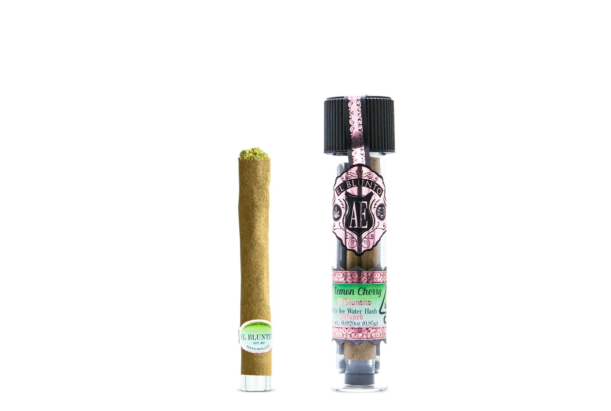 El Bluntito - Lemon Cherry - .85G Cigarillo - Hash Infused [Mini Blunt] - image 1