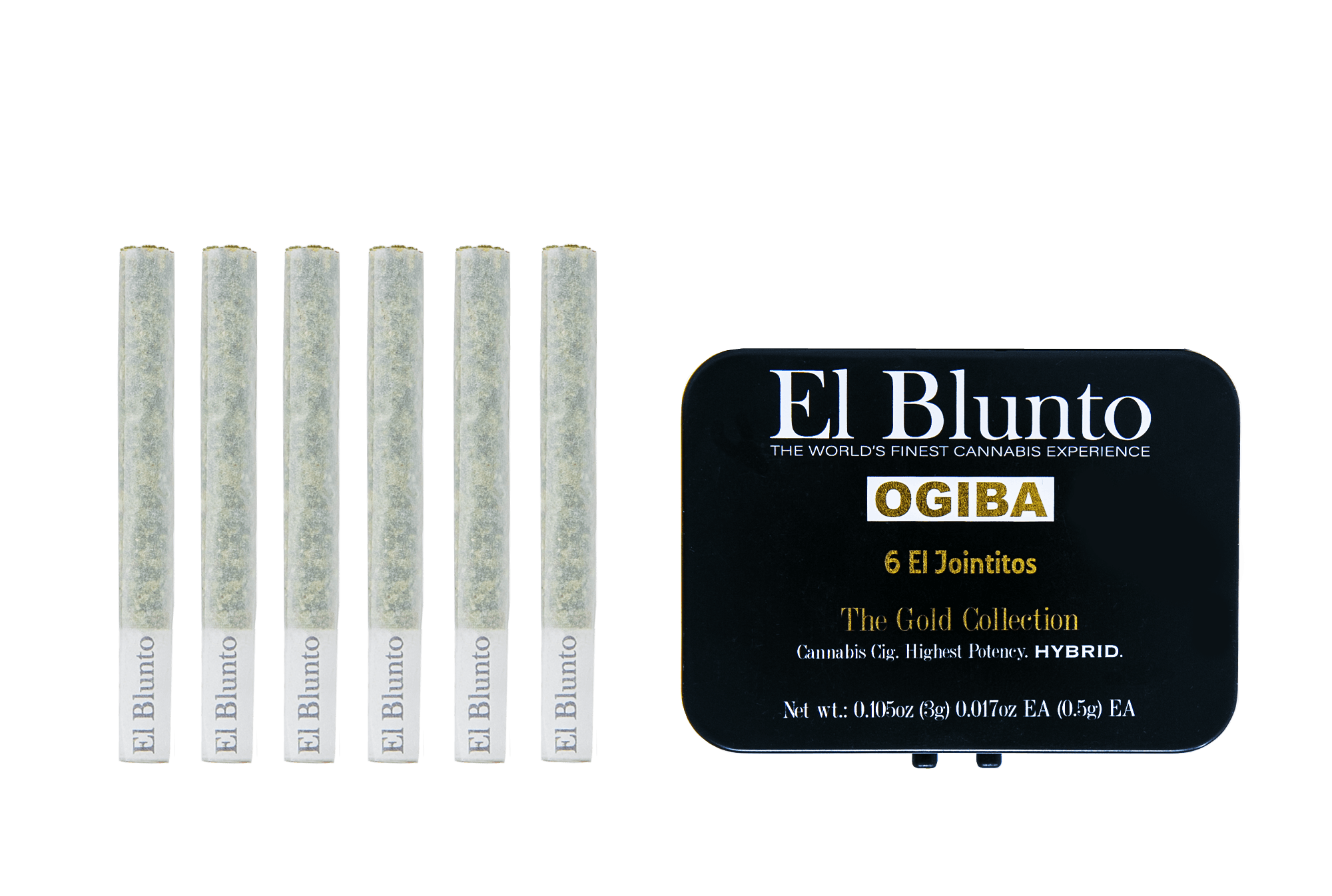 El Jointito 6-pack - OGiba - 6 x .5G [Mini Joint Pack] - image 1