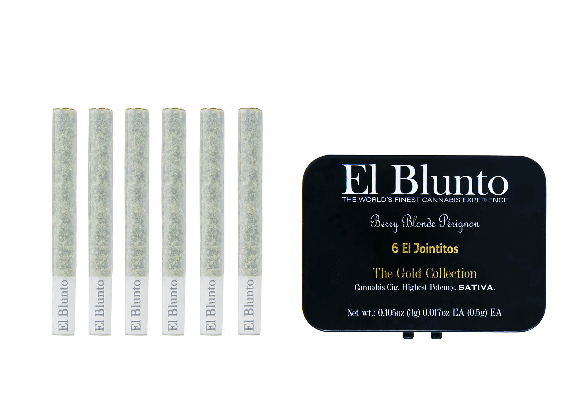 El Jointito 6-pack - Berry Blonde Perignon - 6 x .5G [Mini Joint Pack] - image 1