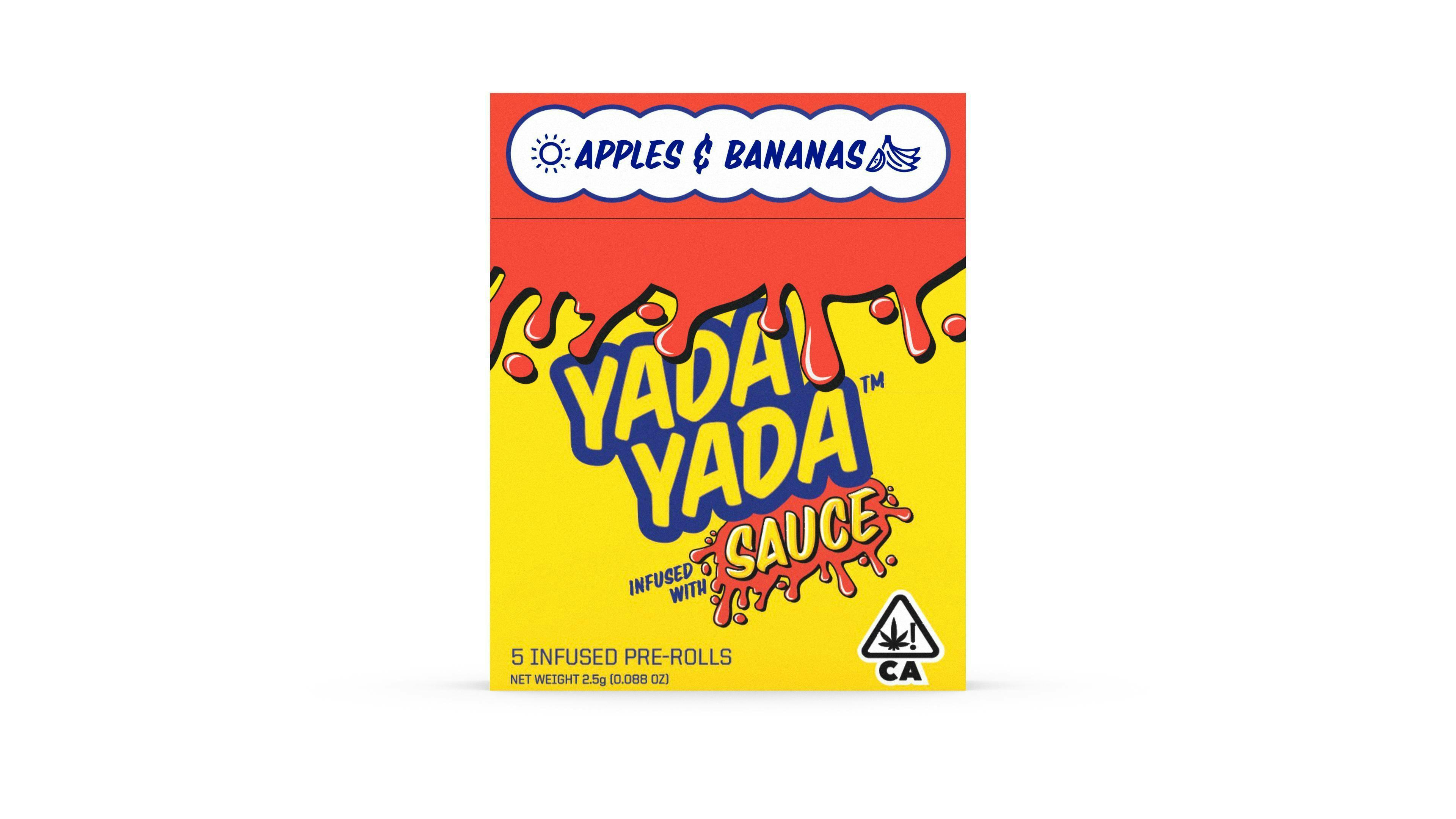 Yada Yada - Apples & Bananas 2.5g Preroll Infused - image 2