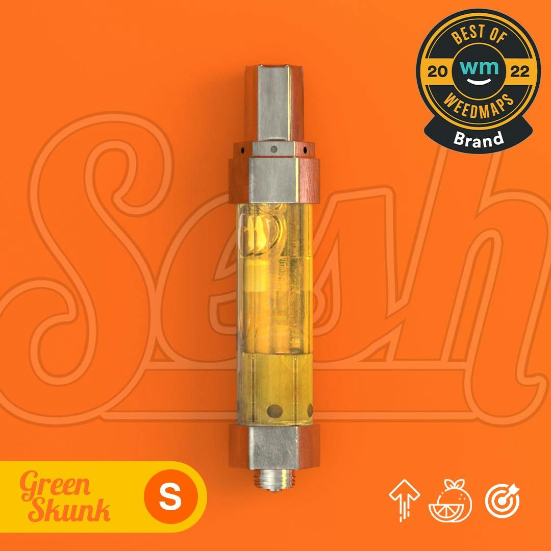 Sesh Cartridge (1000mg) - Green Skunk - image 1