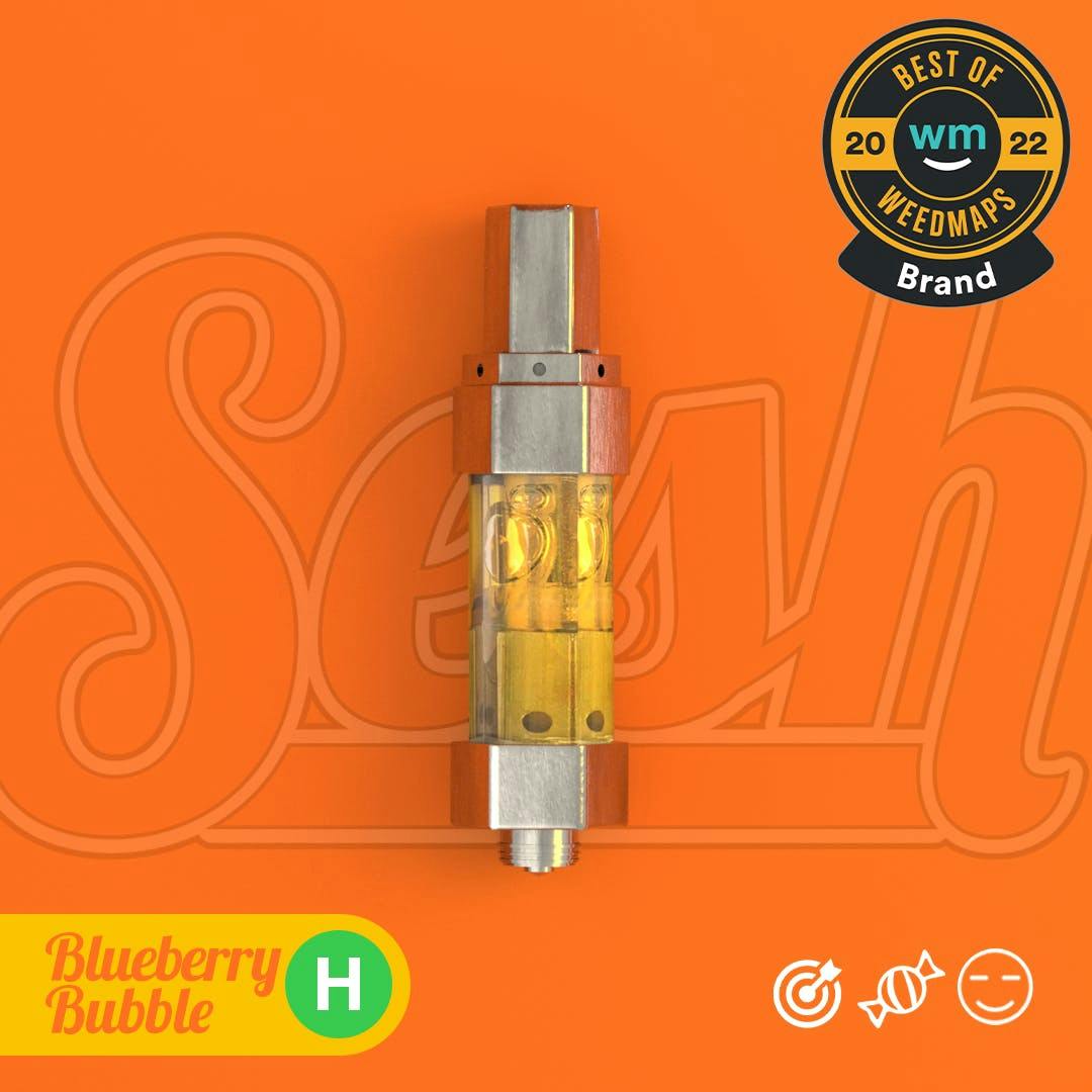 Sesh Cartridge (500mg) - Blueberry Bubble - image 1